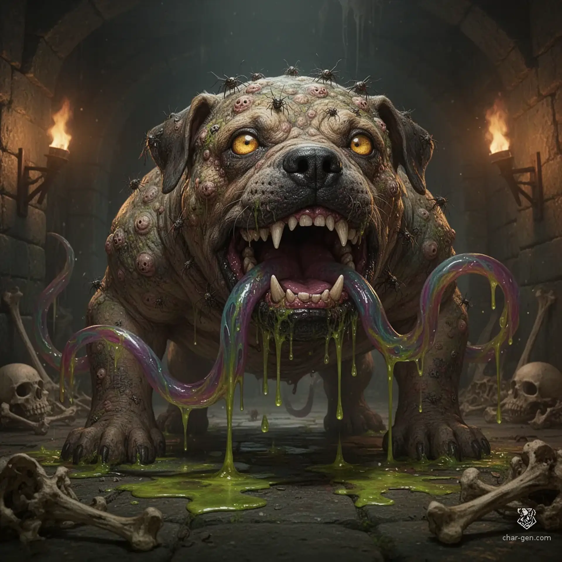Uglyfuck - AI-generated fantasy Monster
