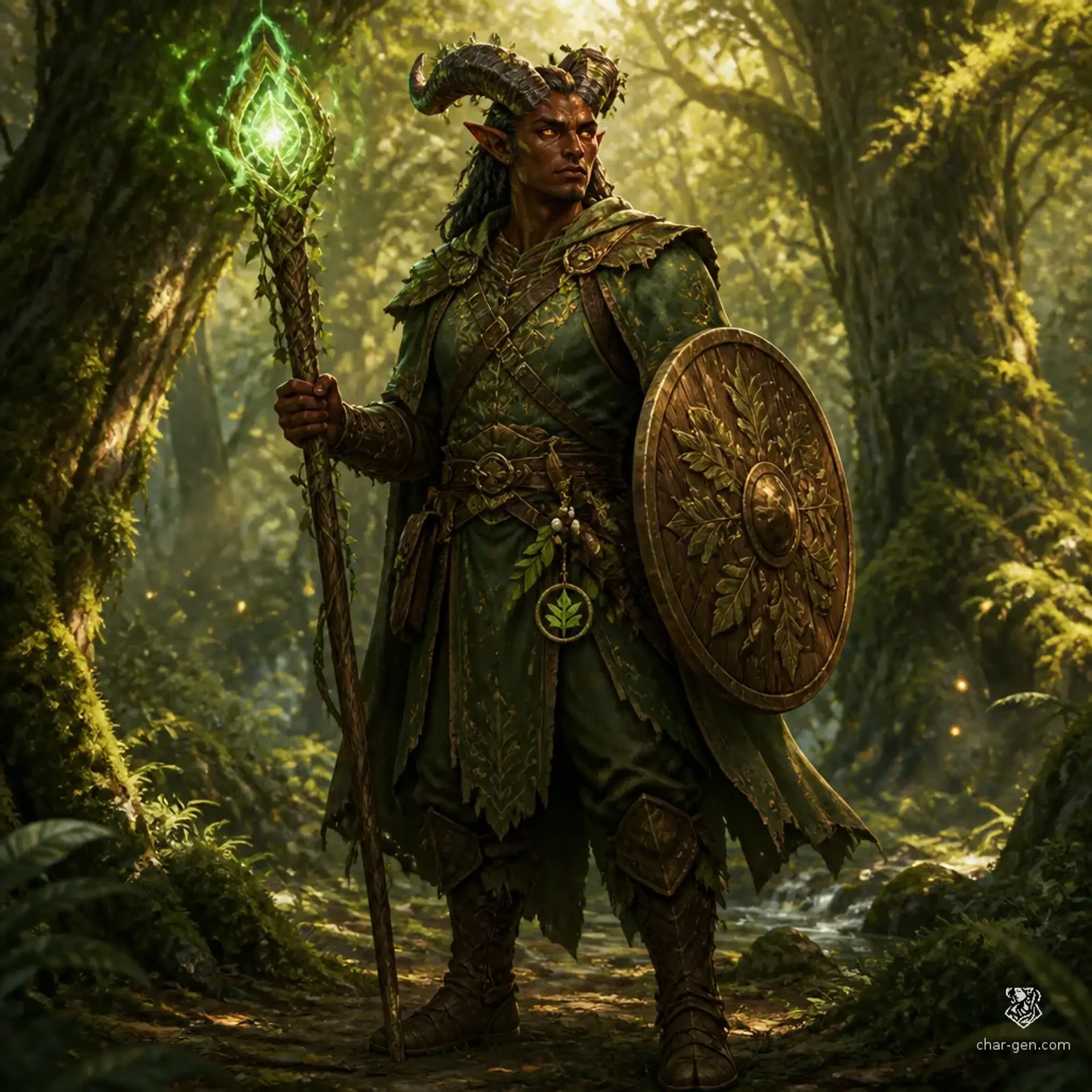 Kairon Ashleaf Vorn - AI-generated fantasy Character