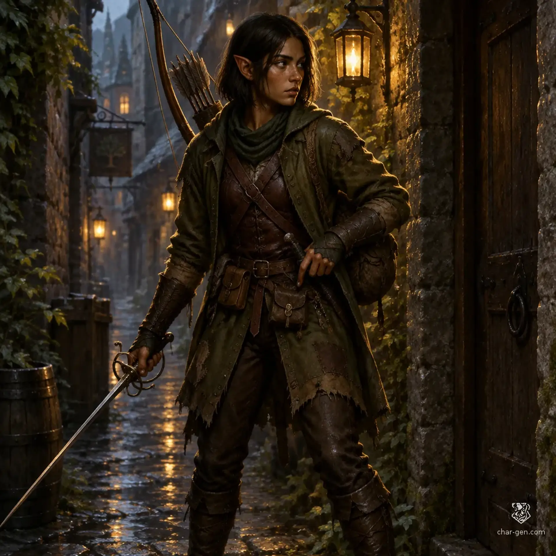 Hek - AI-generated fantasy Character