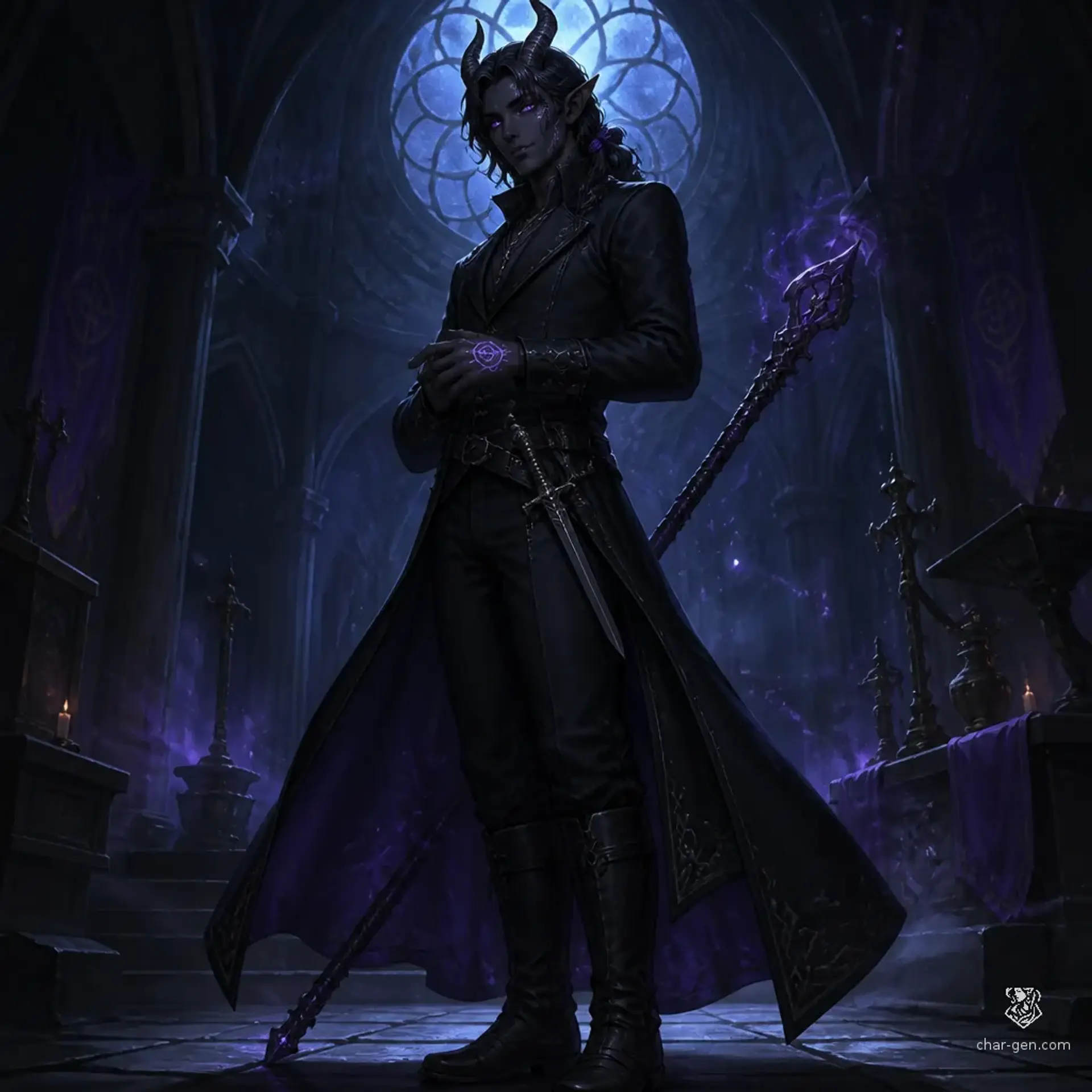 Veyu Namar - AI-generated fantasy Character