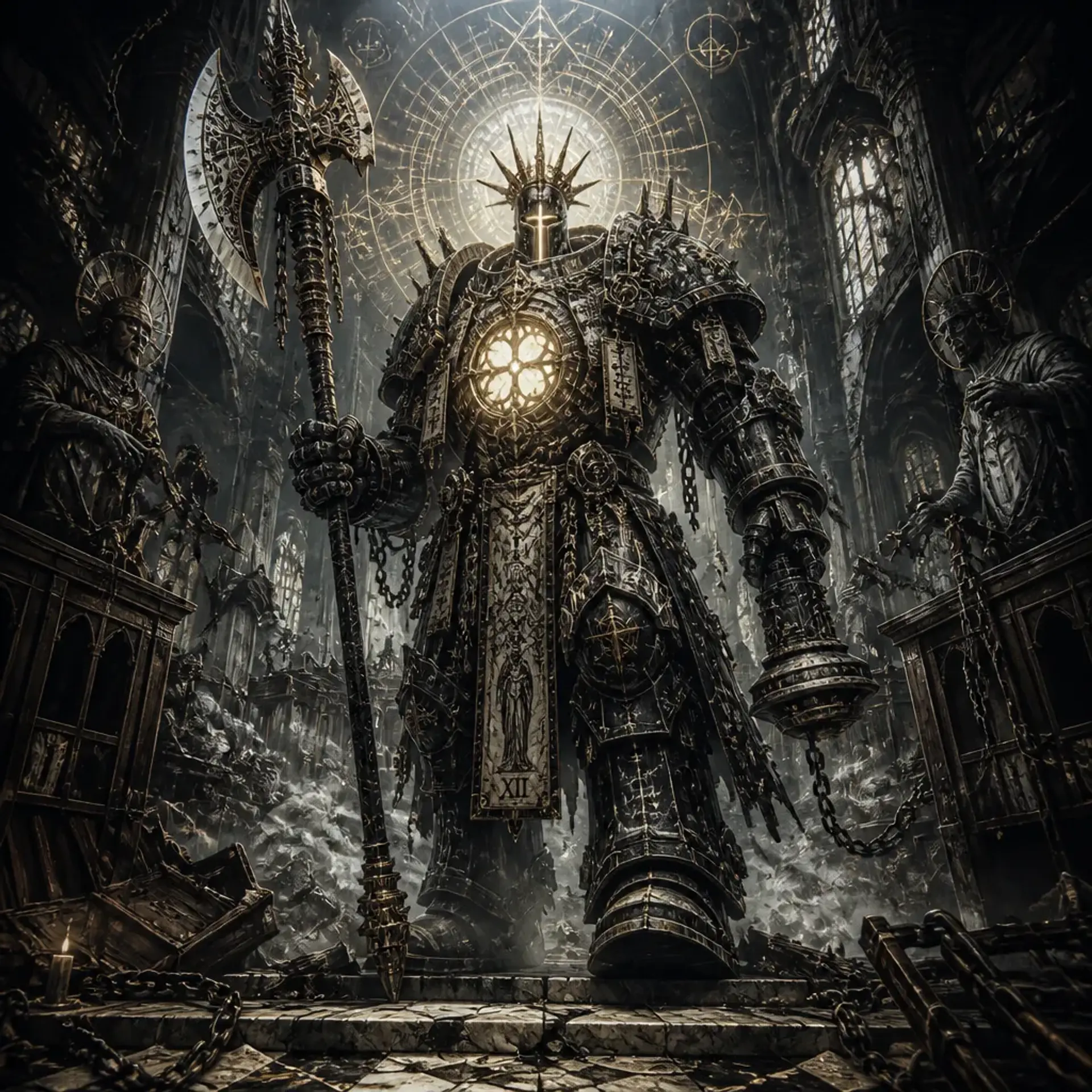 Maltren's Tribunal Guard - AI-generated fantasy Monster