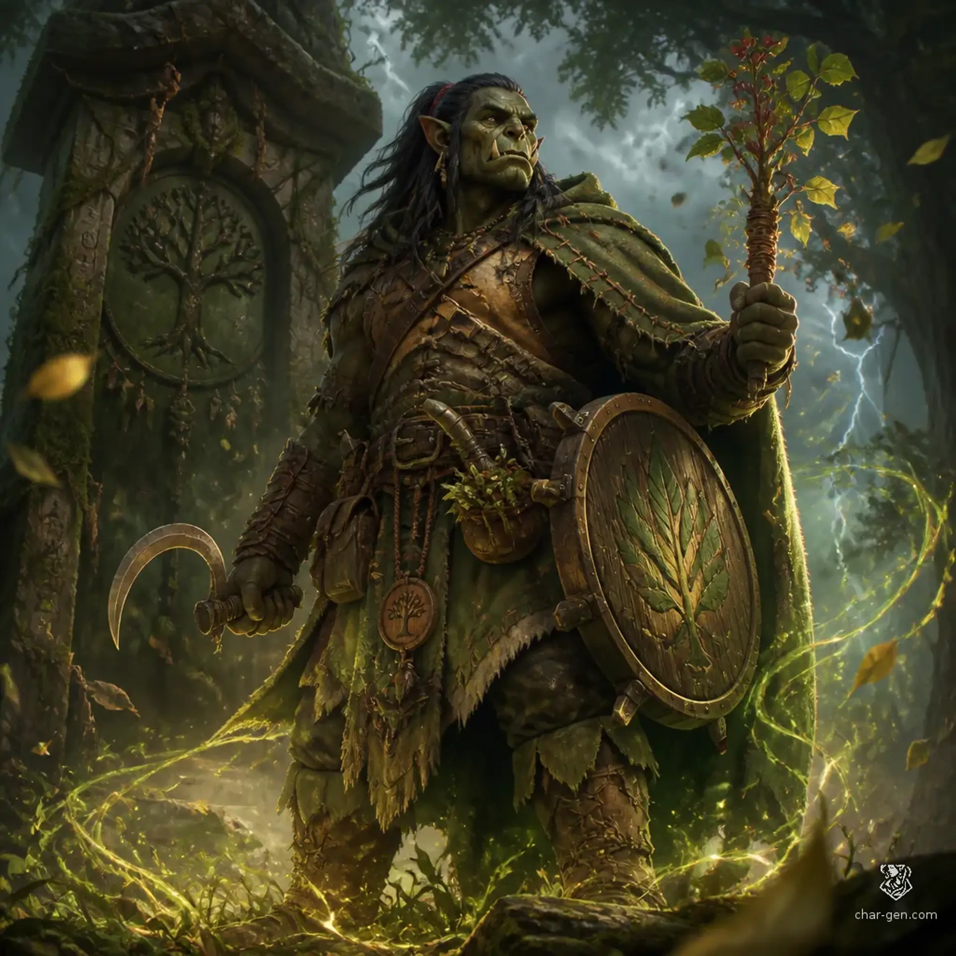 Hyltar - AI-generated fantasy Character