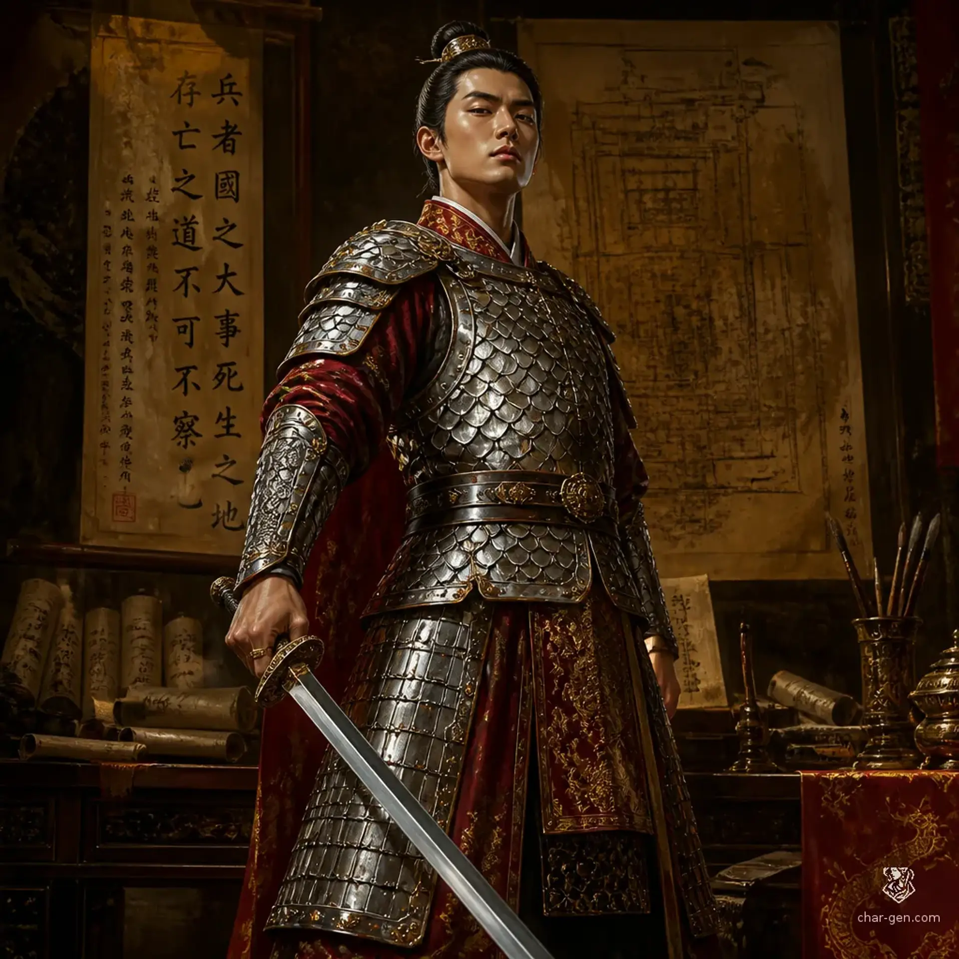 Wenge K'ong - AI-generated fantasy Character