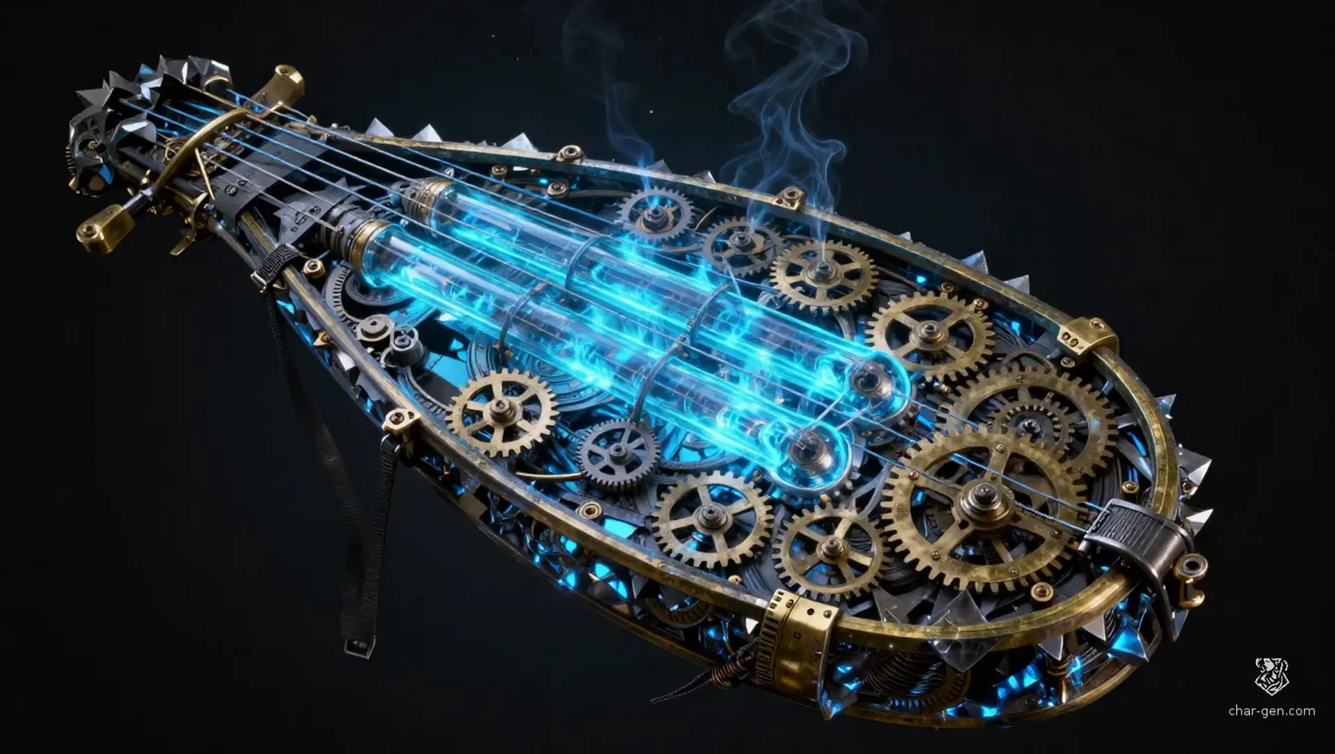The Obsidian Overdrive of History - AI-generated fantasy Magic Item