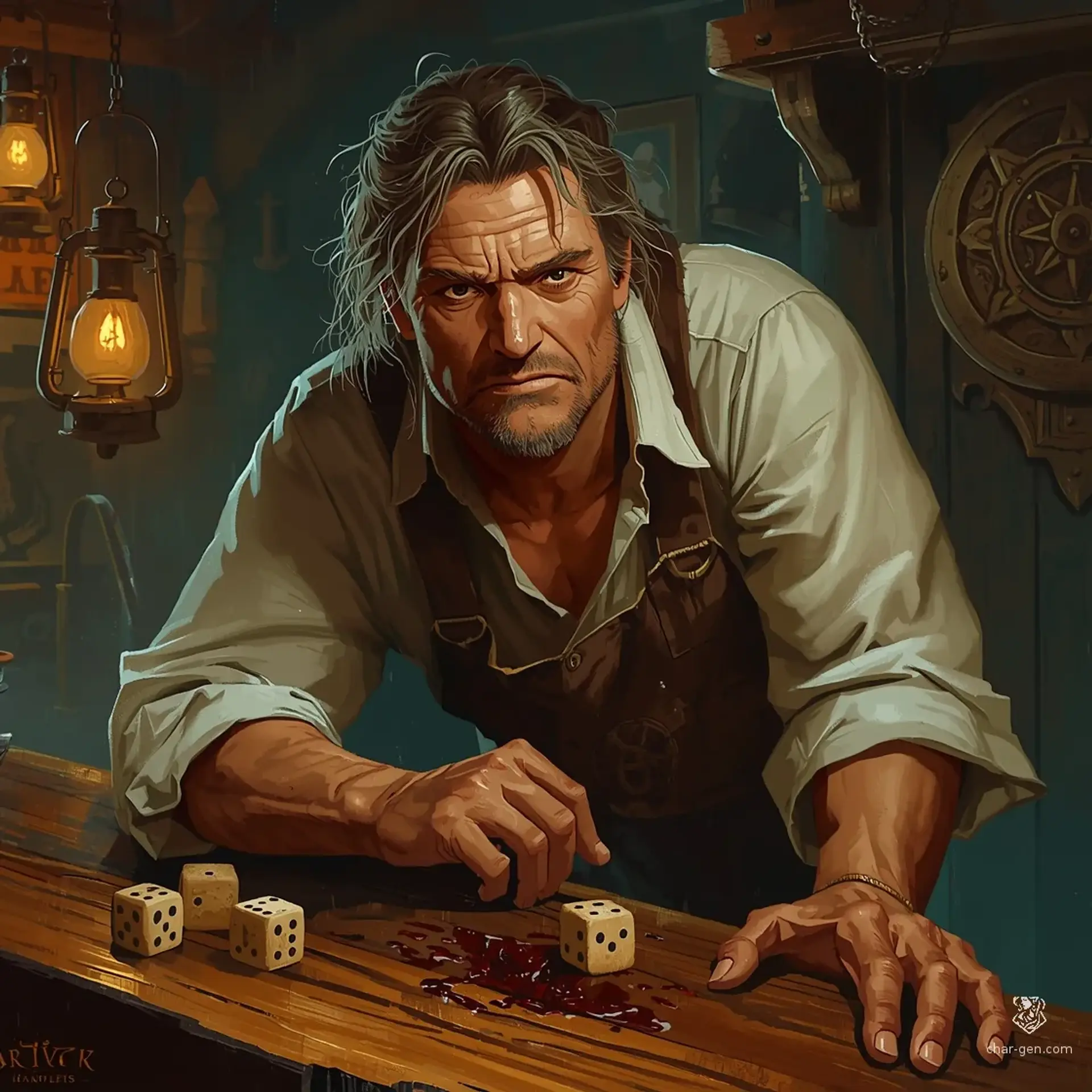 The Barnacle and Hook - AI-generated fantasy Tavern