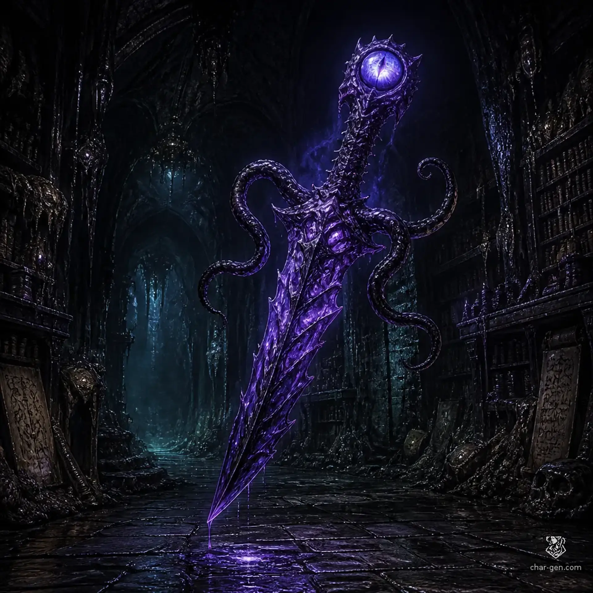 Cerebral Gladius - AI-generated fantasy Monster
