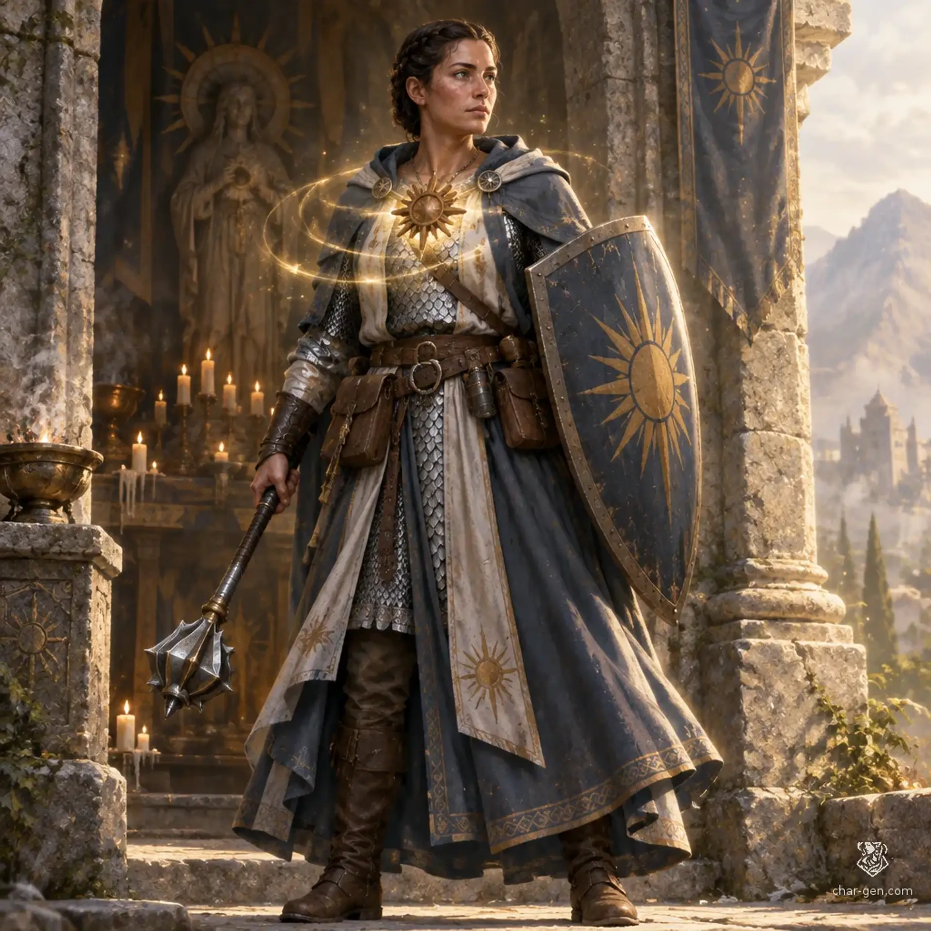 Branwen Pell - AI-generated fantasy Character