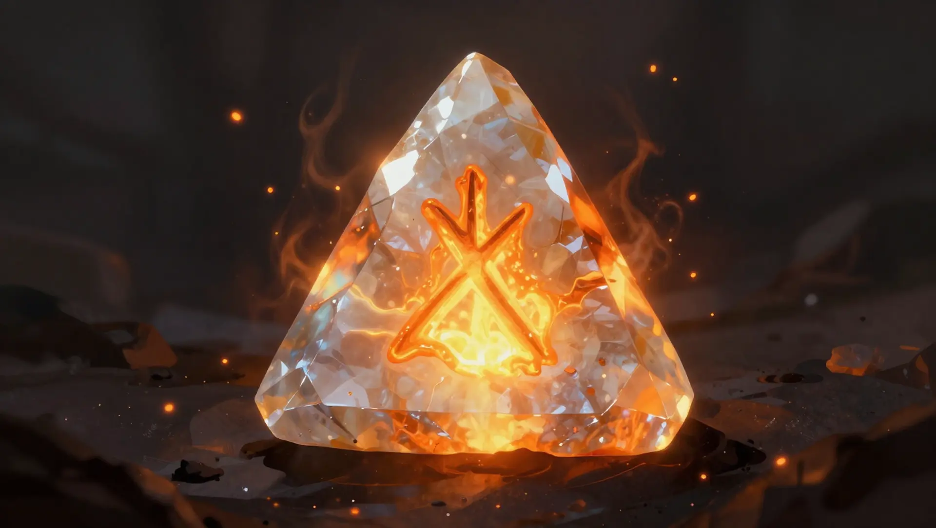 Opal of the Ild Rune | Fantasy Magic Item Generated by CharGen