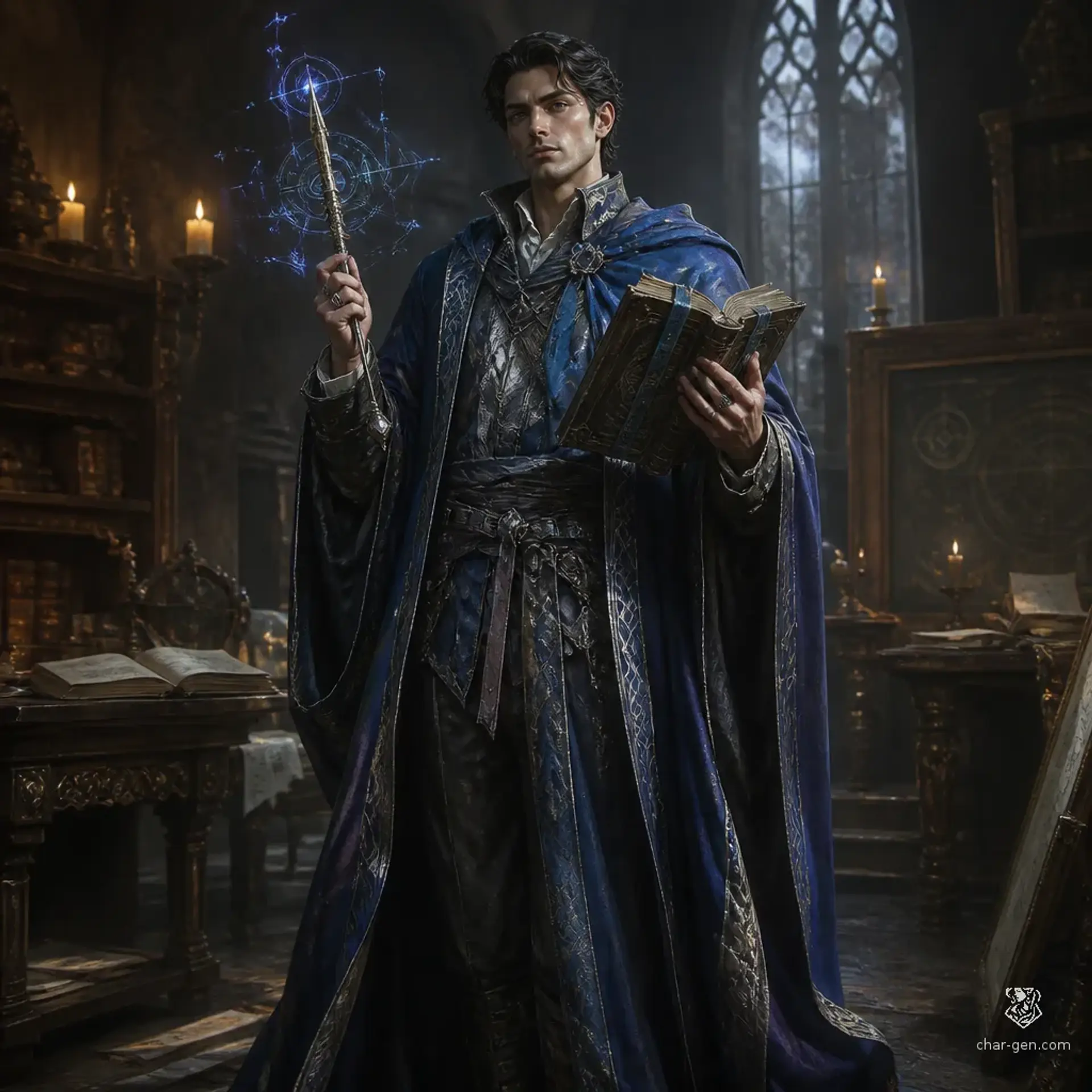 Edrin Velloran - AI-generated fantasy Character