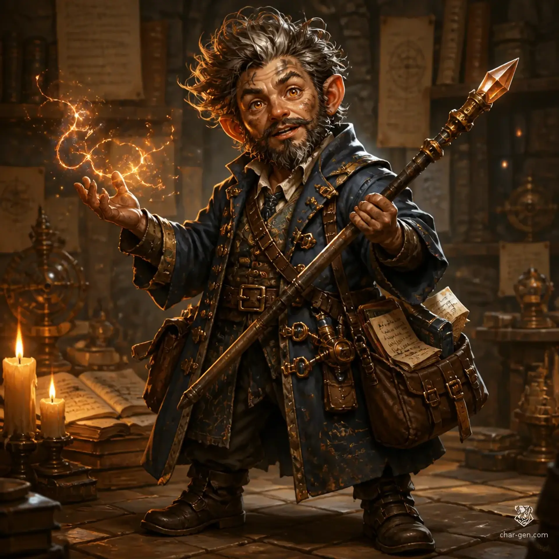 Tibble Quillwhistle - AI-generated fantasy Character