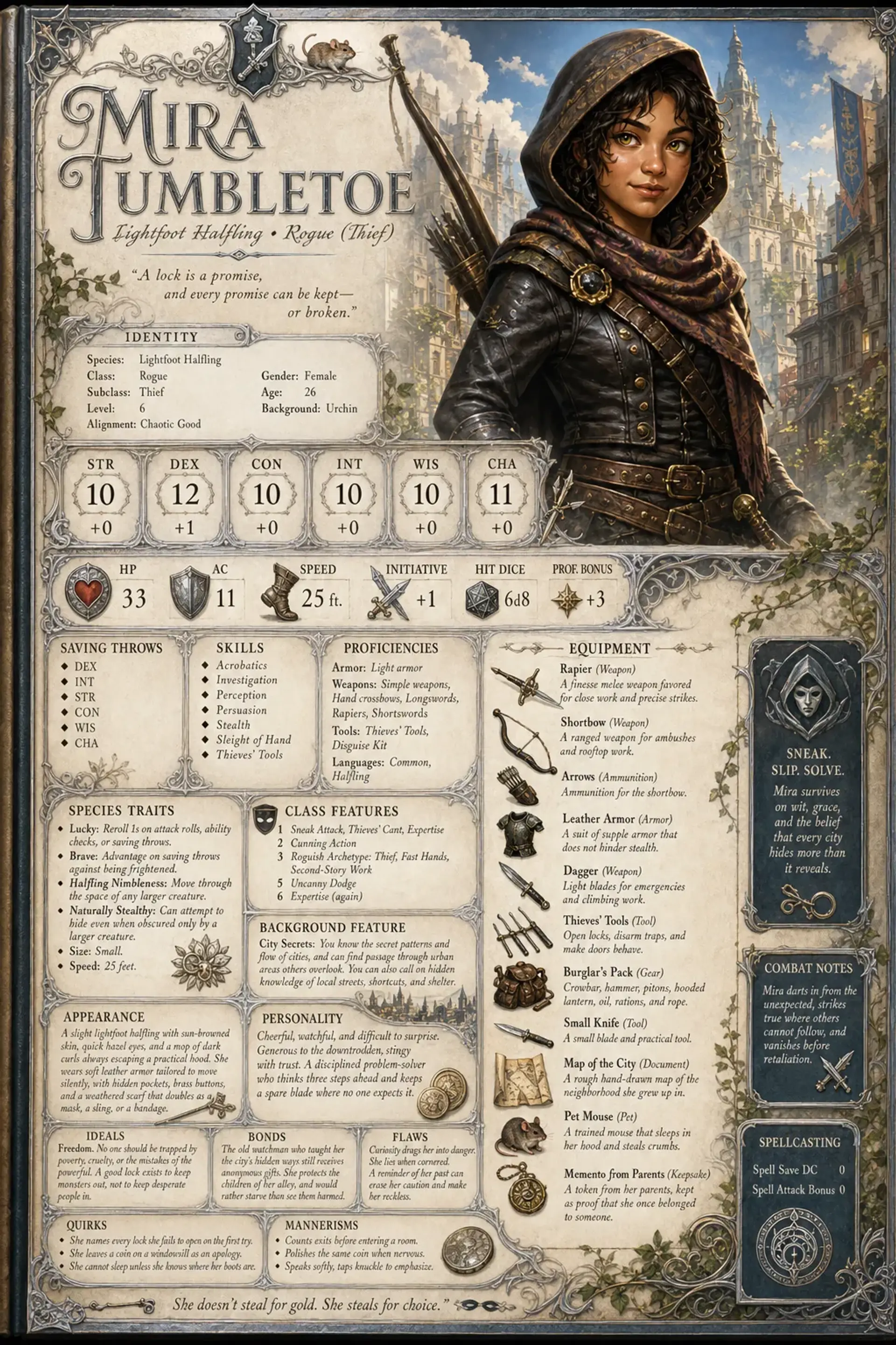 Character Sheet