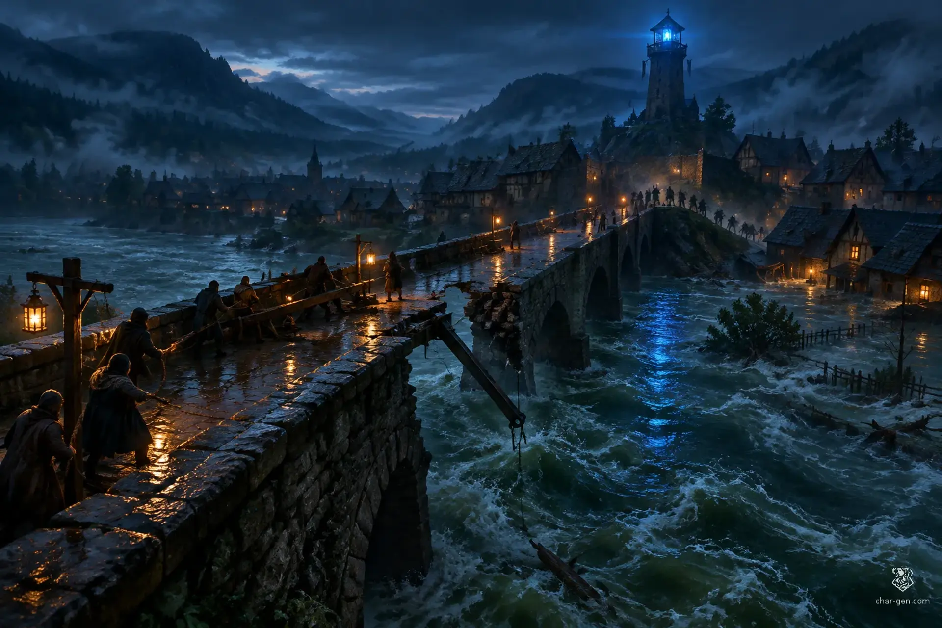 The Bridge Before Dawn