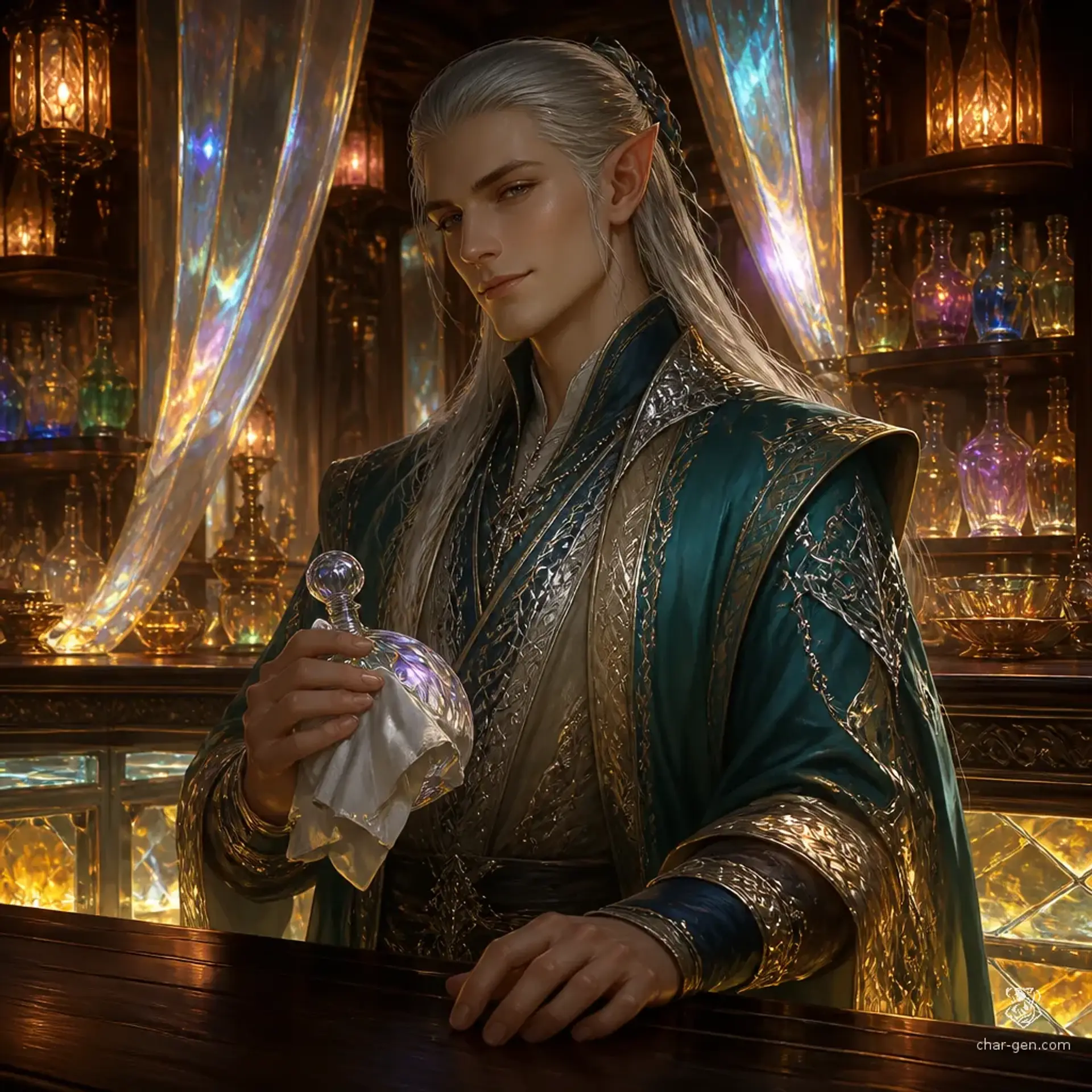 The Gossamer Wing - AI-generated fantasy Tavern