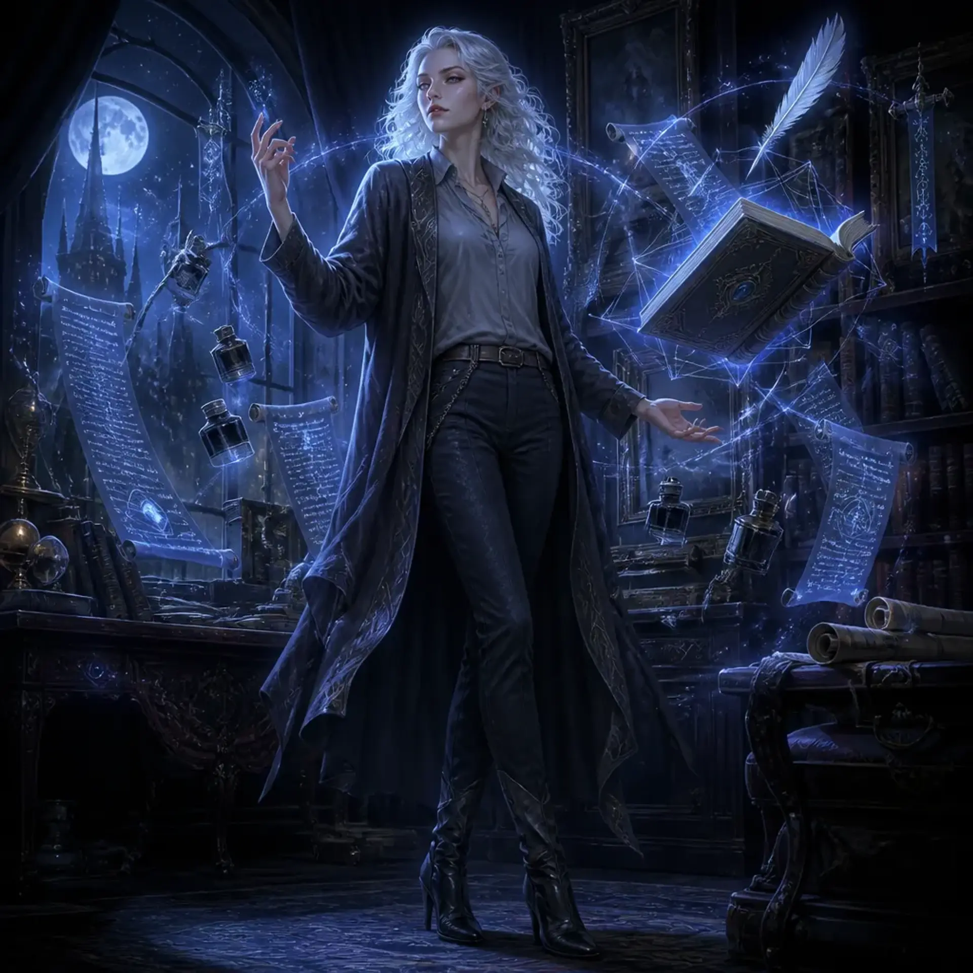 Lysandra Vale - AI-generated fantasy Character