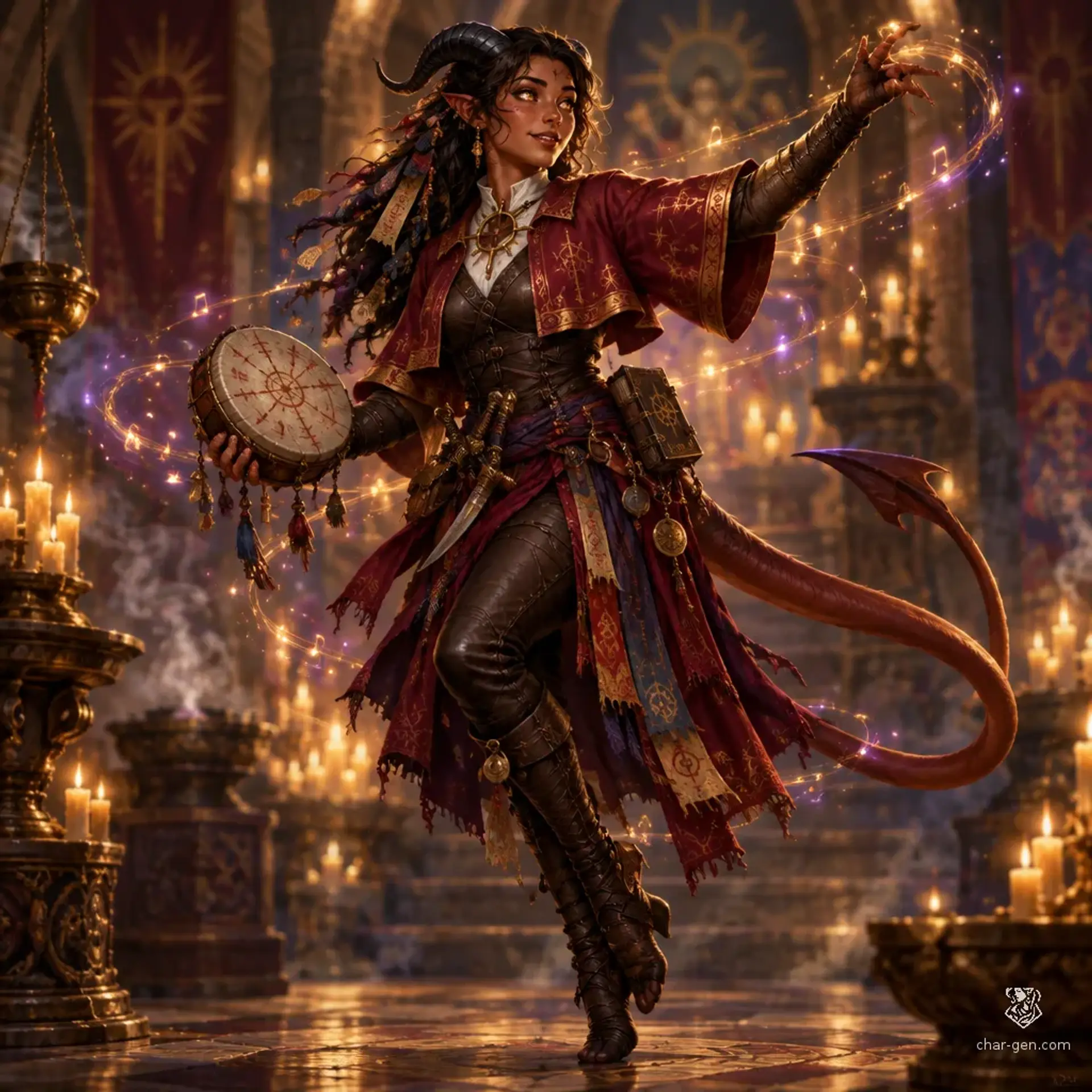 Lysbeth - AI-generated fantasy Character