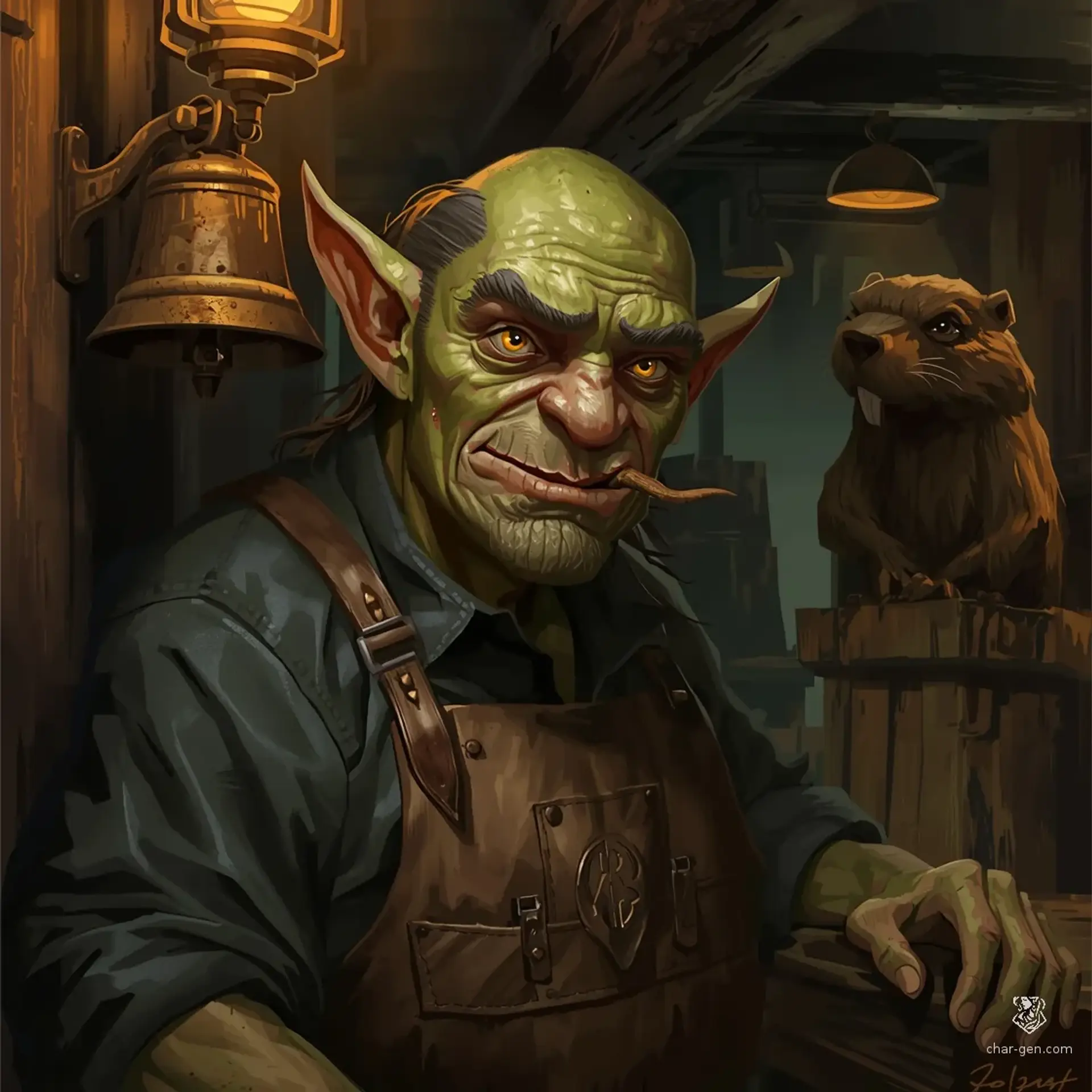The Tainted Beaver Tavern - AI-generated fantasy Tavern