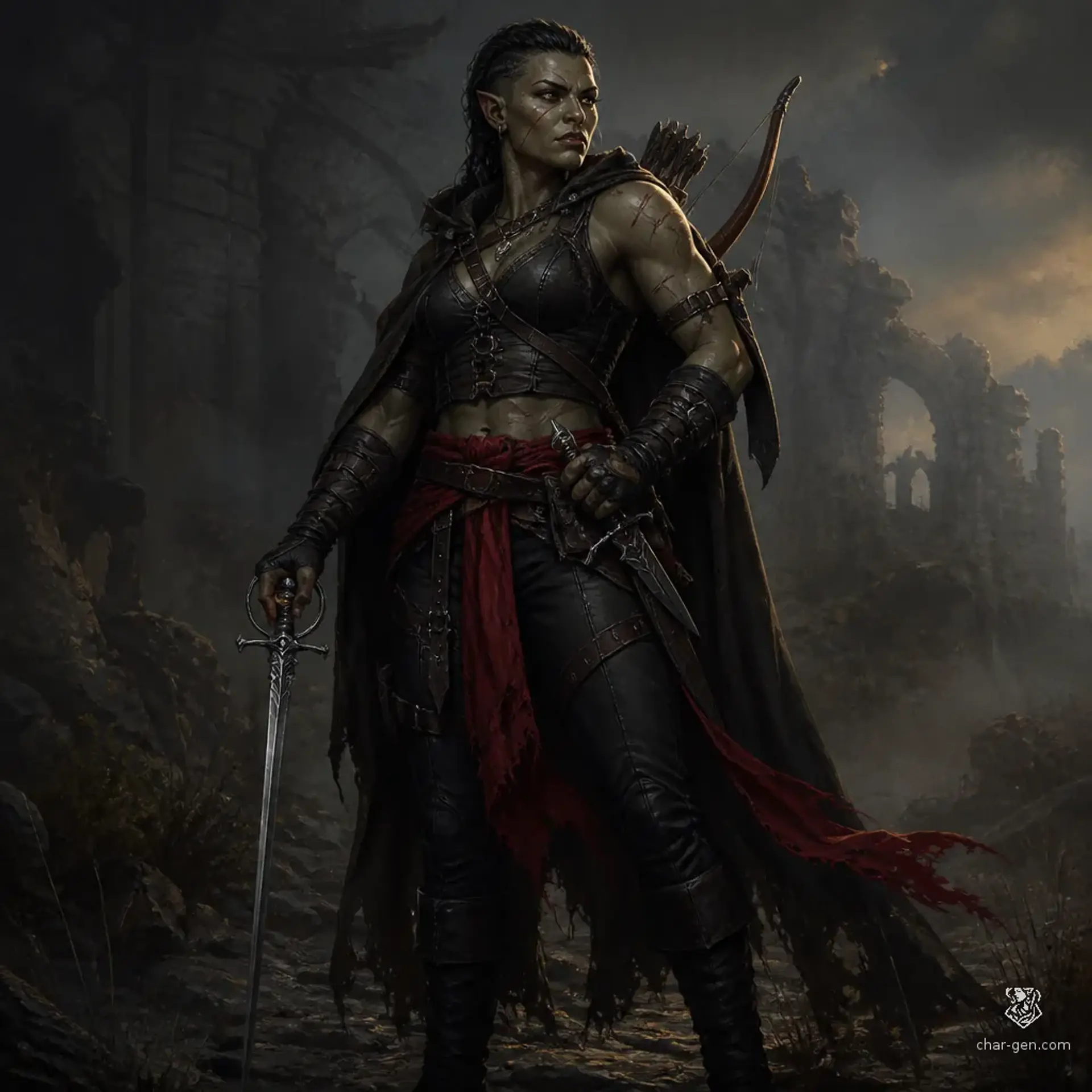 Gaketi Mako - AI-generated fantasy Character