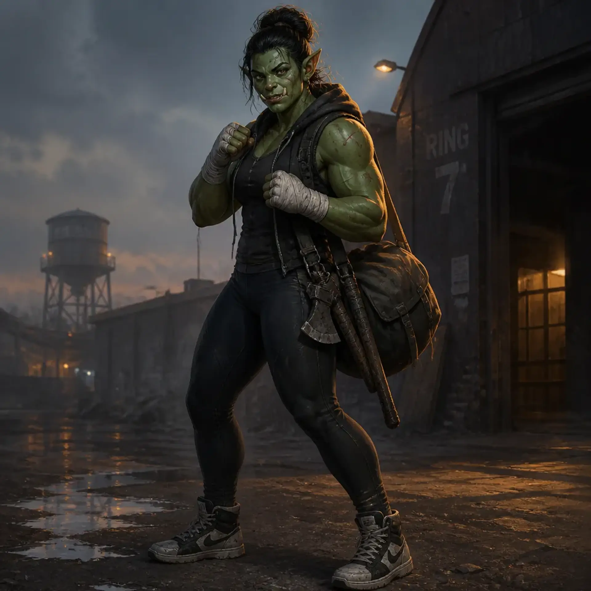 Mara Ironjaw - AI-generated fantasy Character