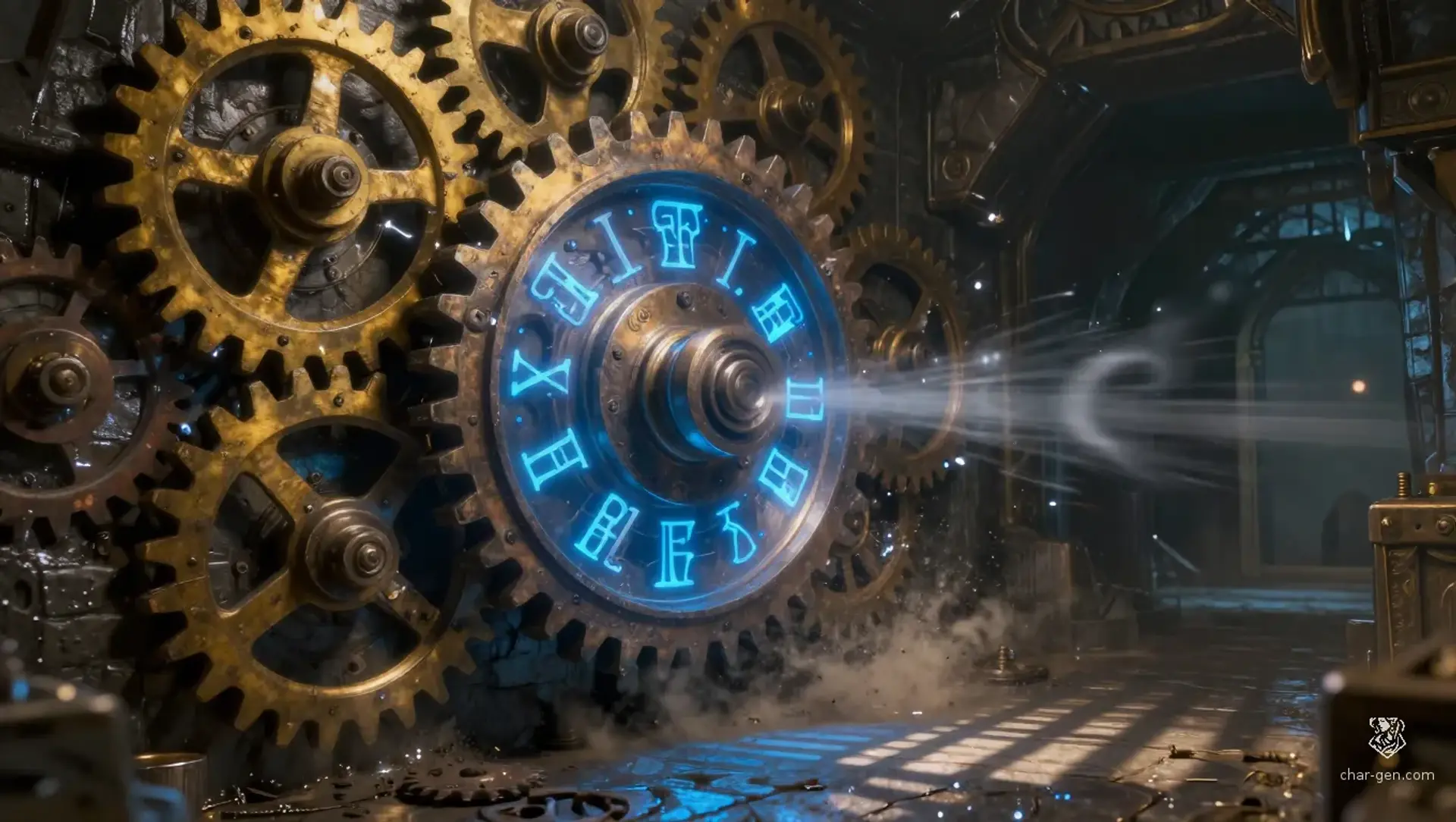 Temporal Cog-Snap - AI-generated fantasy Hazard