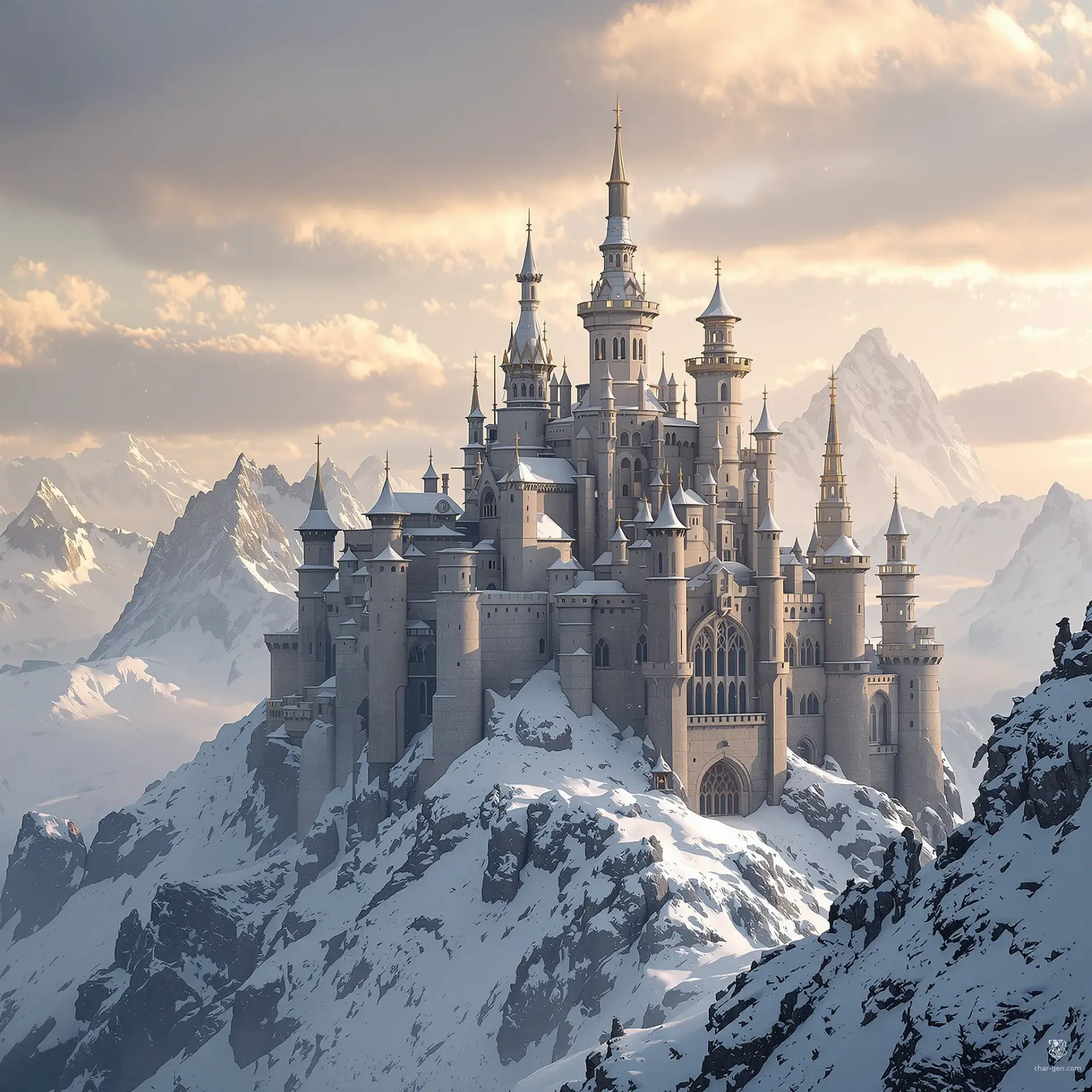 Wyrmhold - AI-generated fantasy Settlement