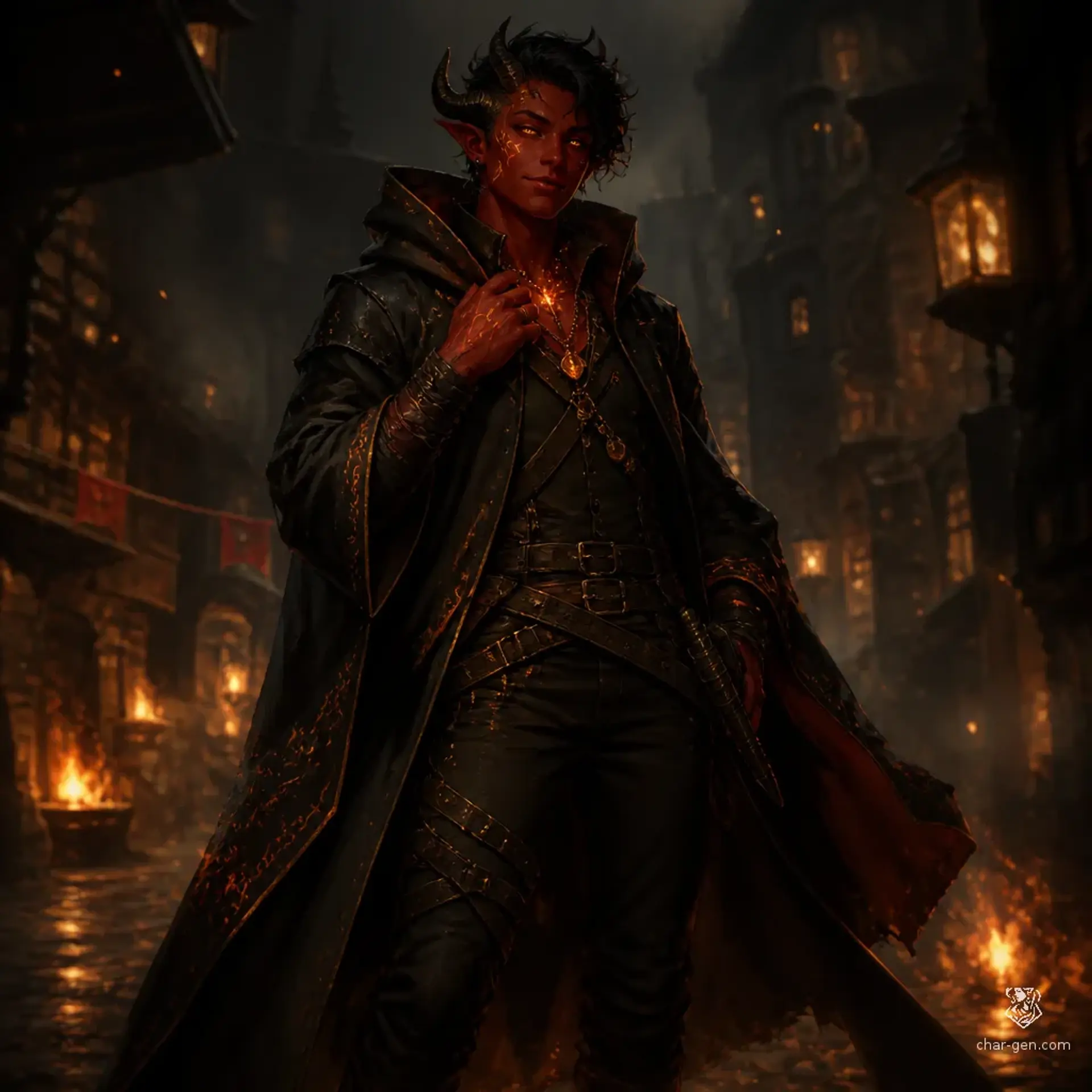 Veyran Ash - AI-generated fantasy Character