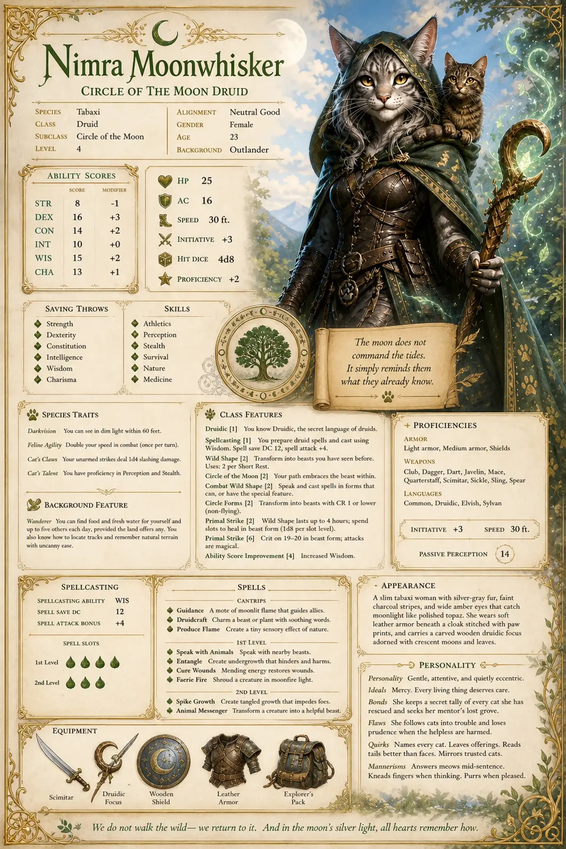 Character Sheet