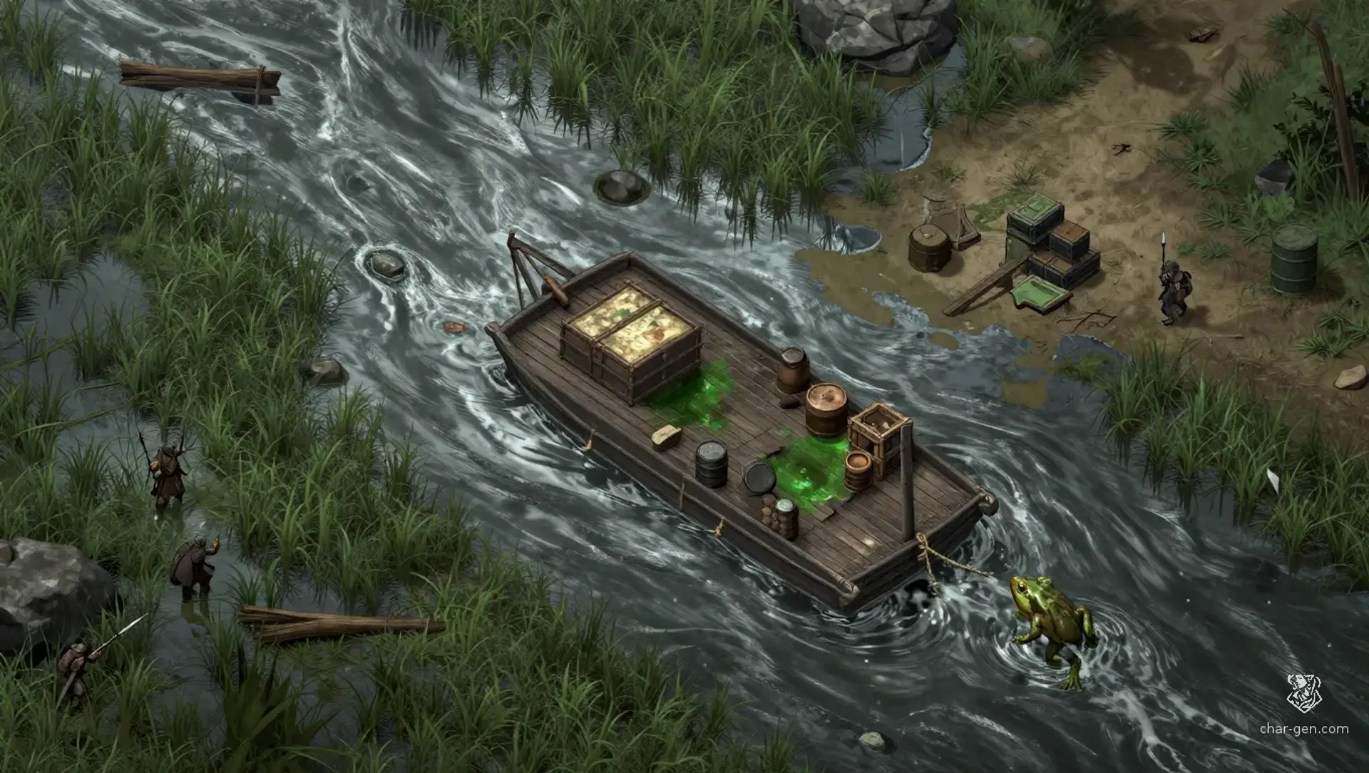 Keep the Queen's Map Out of the River