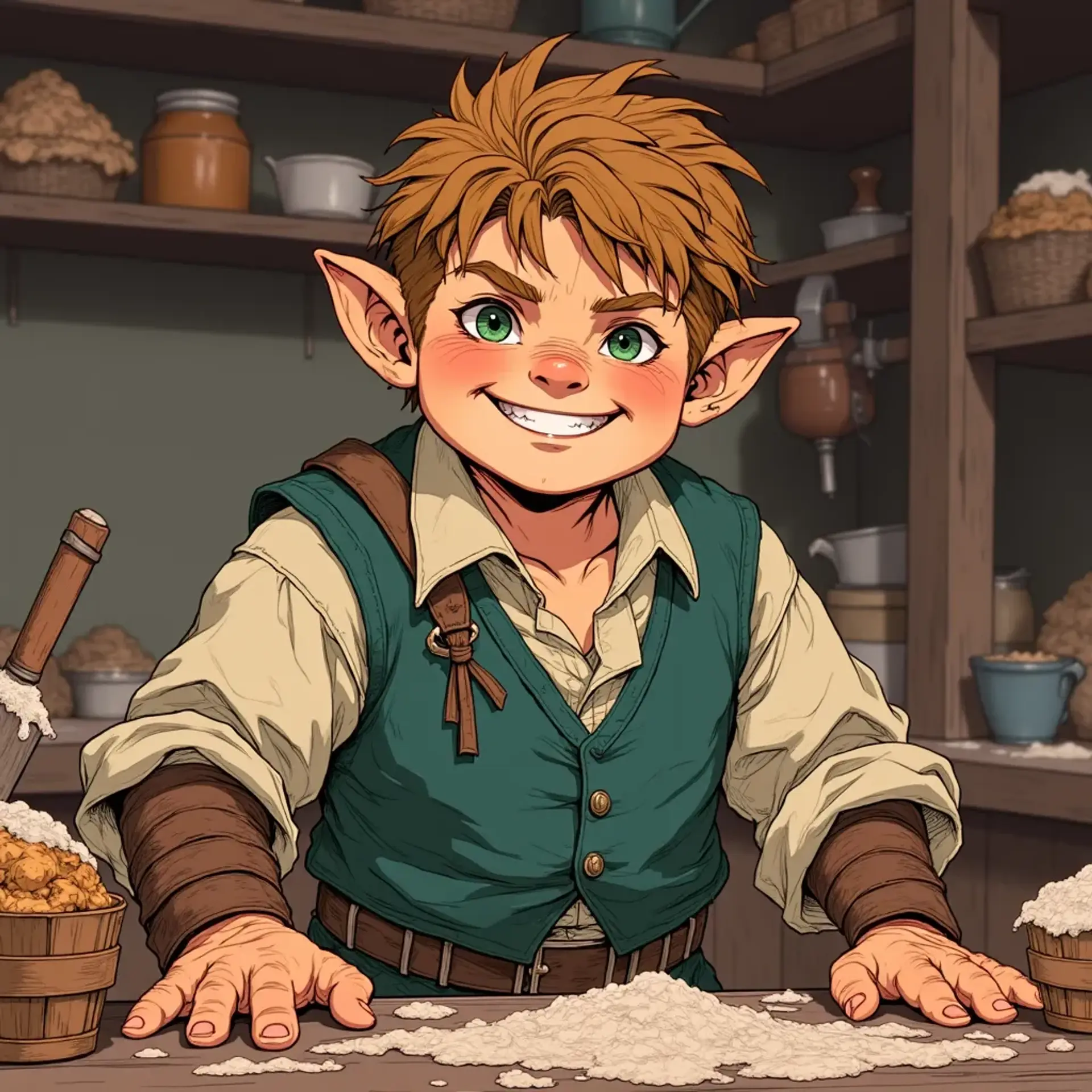 Milo Greenfoot - AI-generated fantasy NPC
