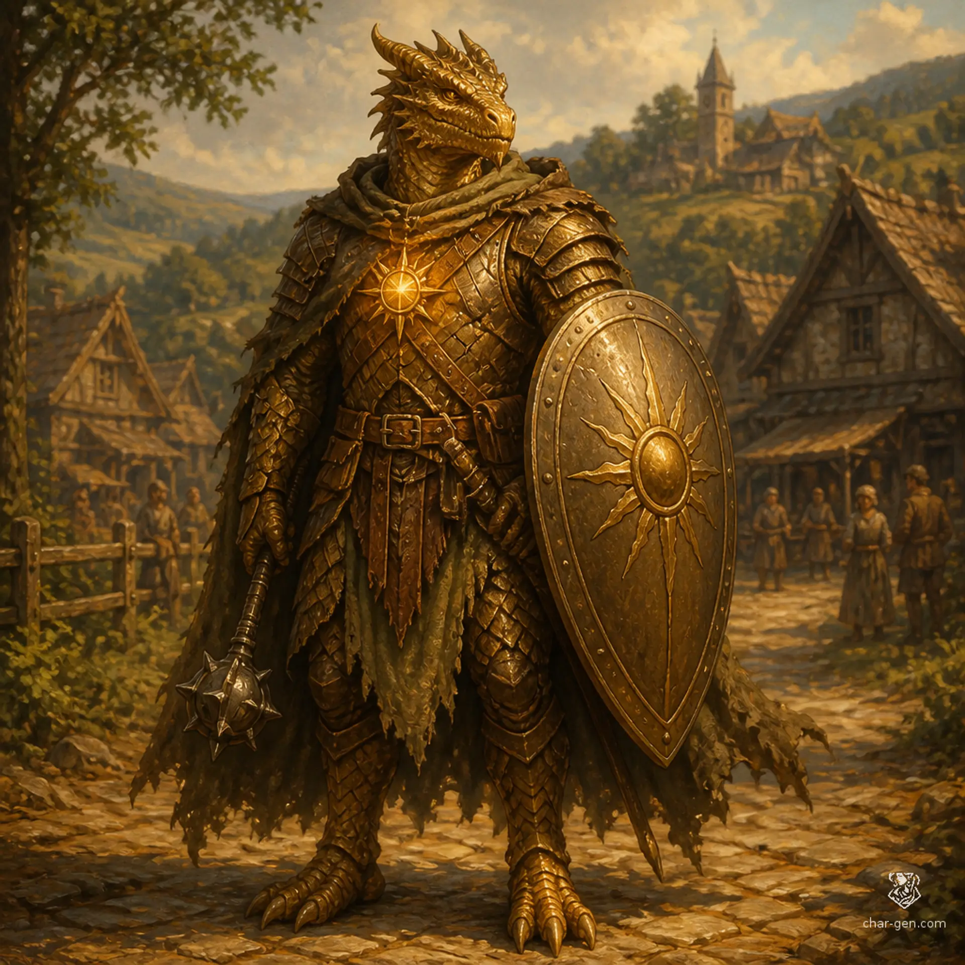 Baron Steve the Shepherd - AI-generated fantasy Character