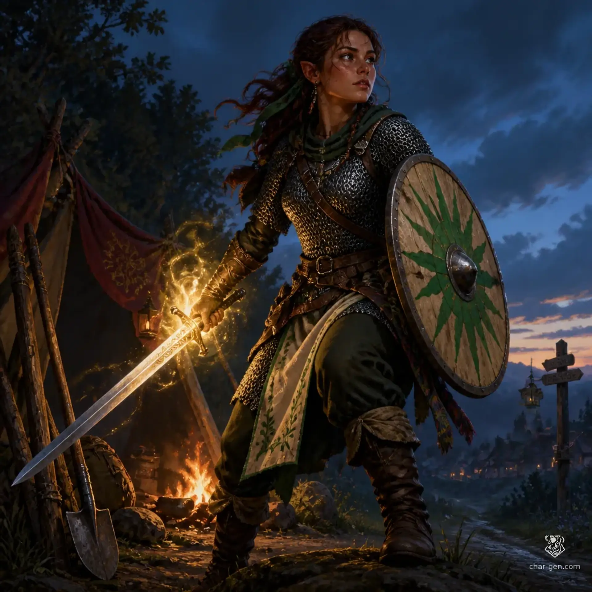 June - AI-generated fantasy Character