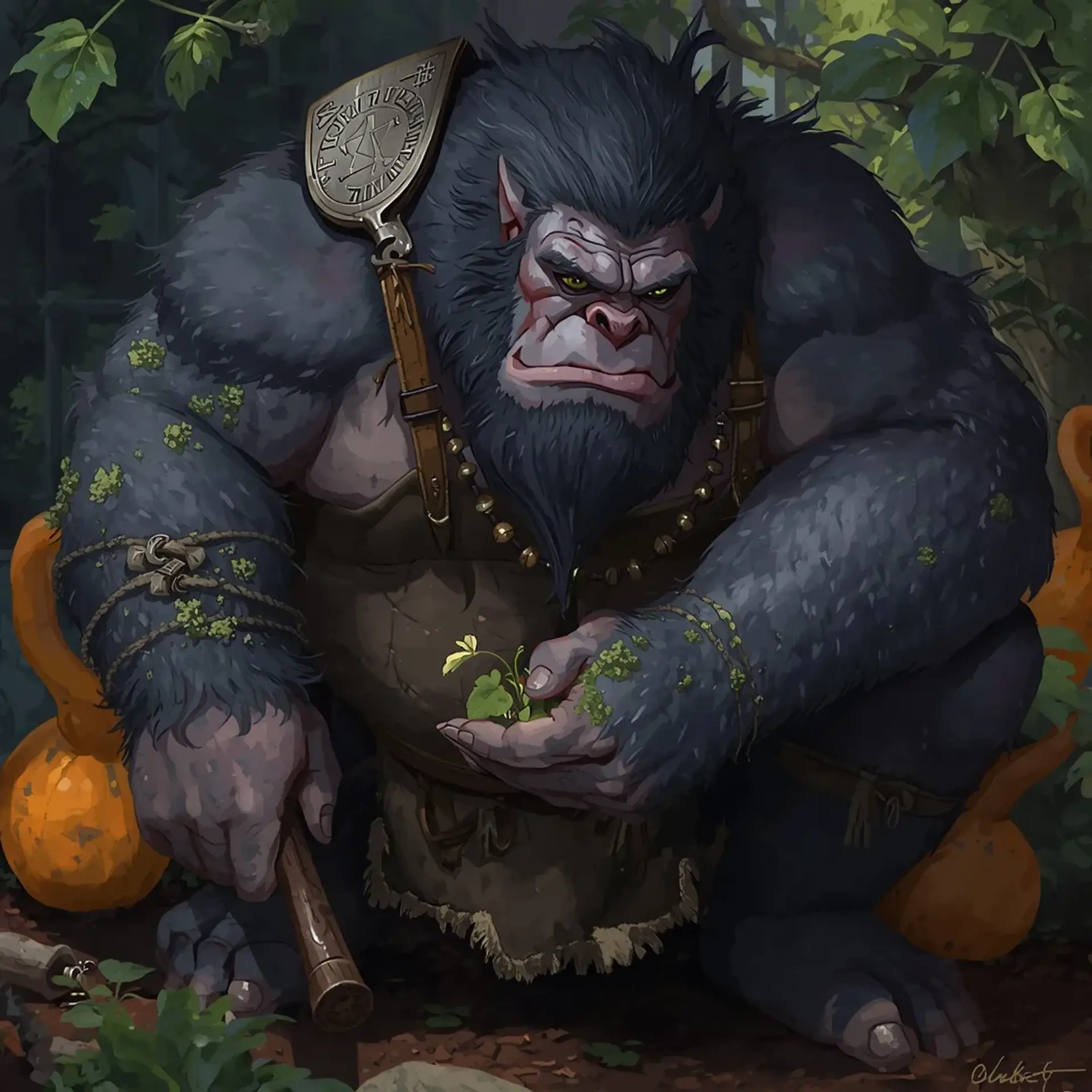 Sower Valen - AI-generated fantasy NPC