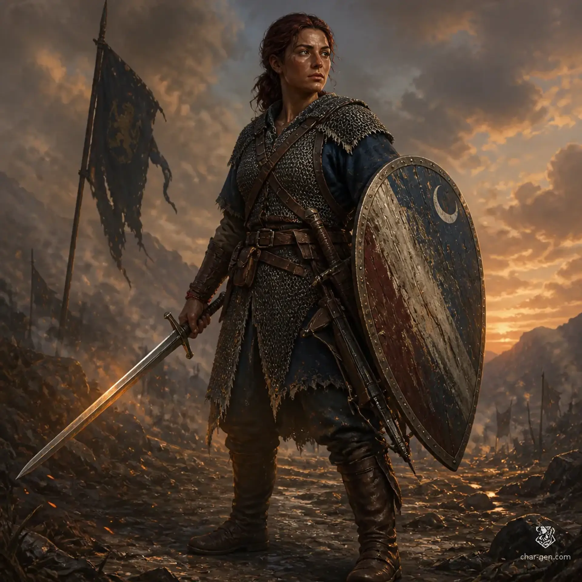 Nahia Arostegi - AI-generated fantasy Character