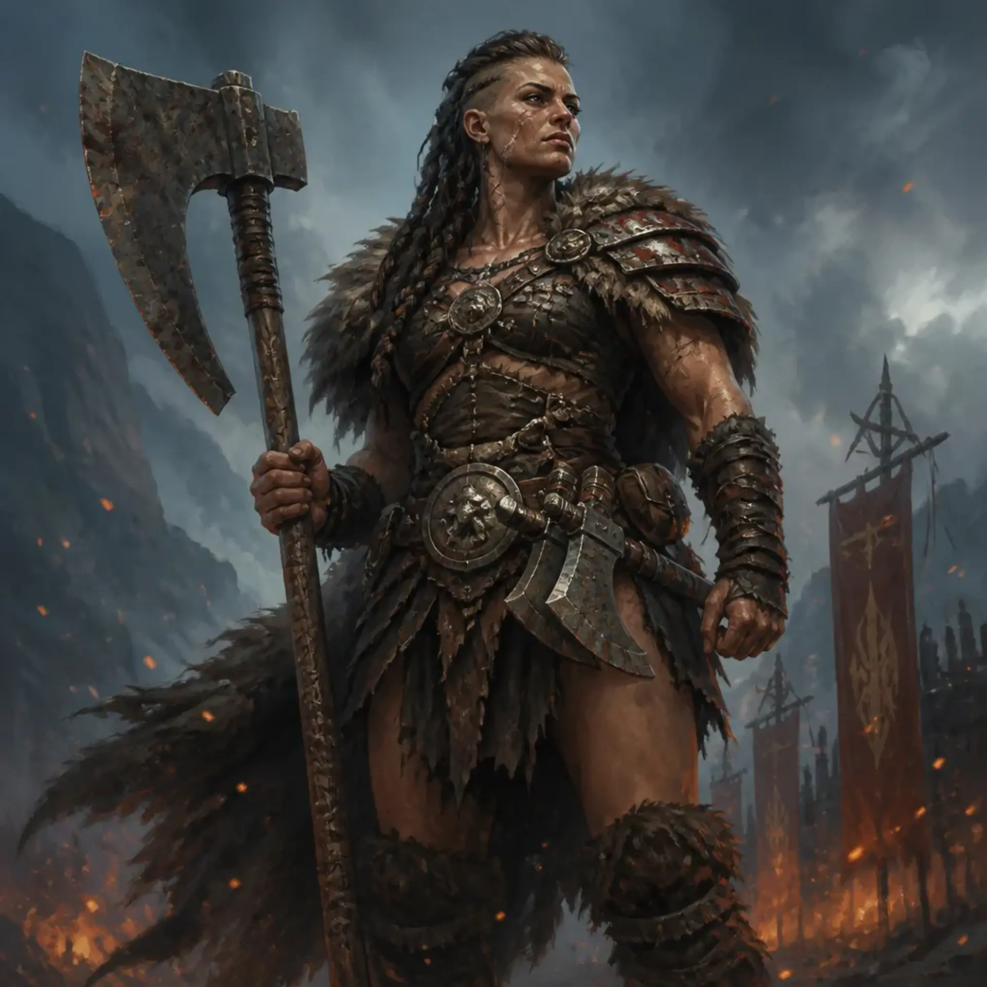 Rakarah - AI-generated fantasy Character