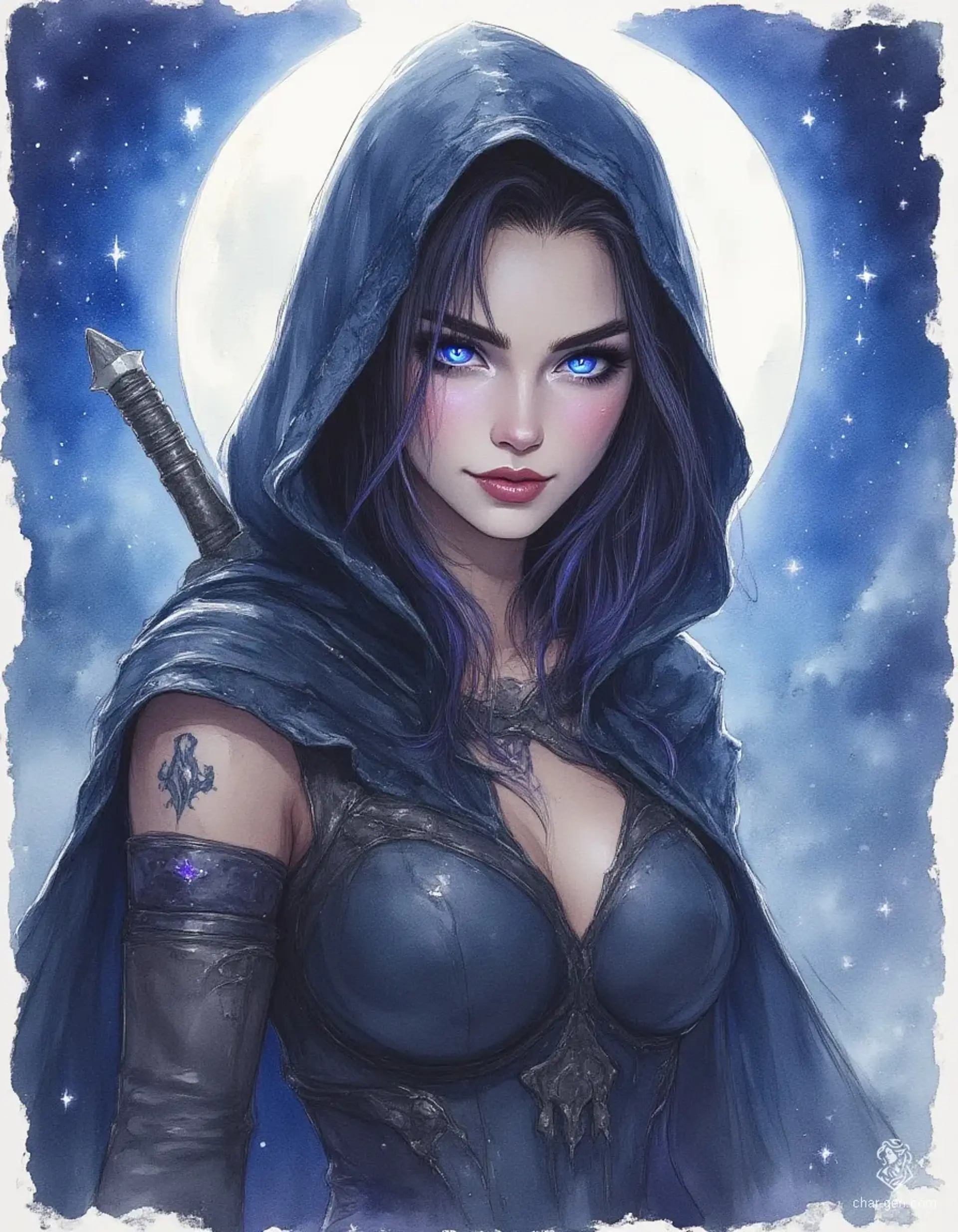 Alyssa Stormbrow - AI-generated fantasy NPC