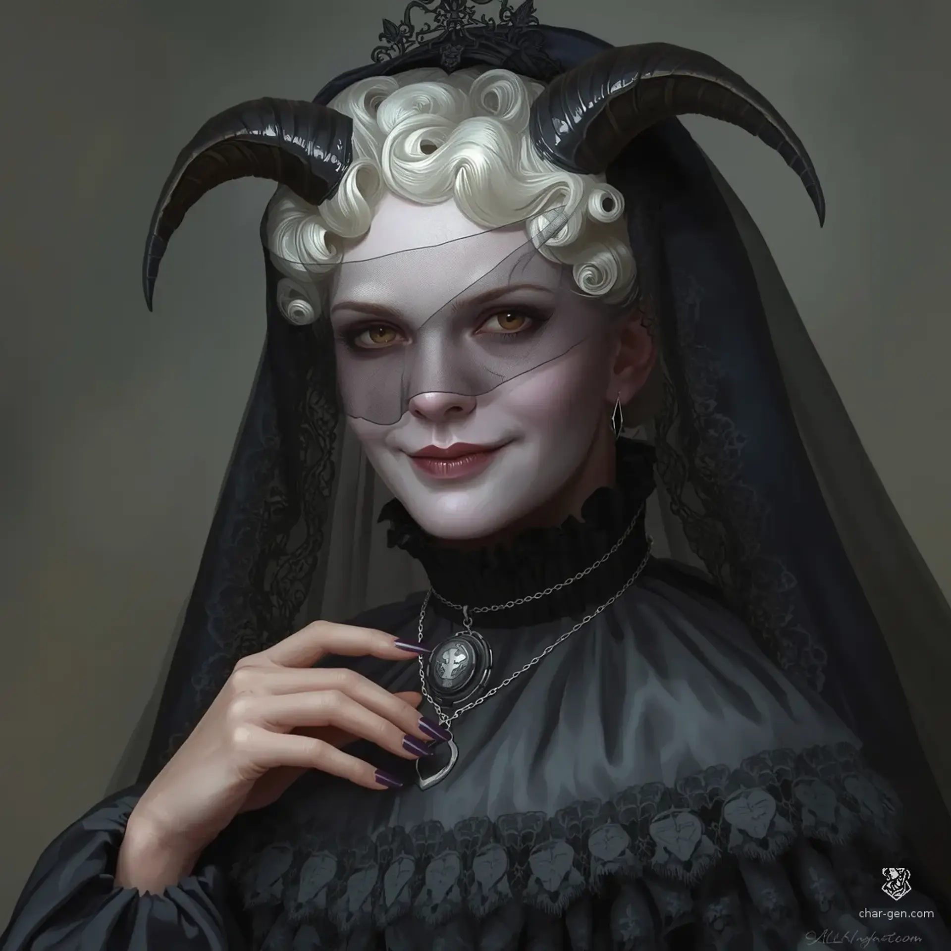 Sister Mirah Vespera - AI-generated fantasy NPC