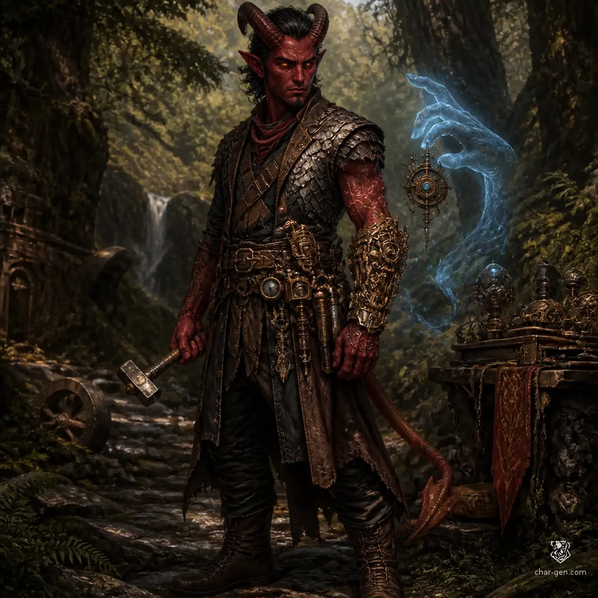 Viktor - AI-generated fantasy Character