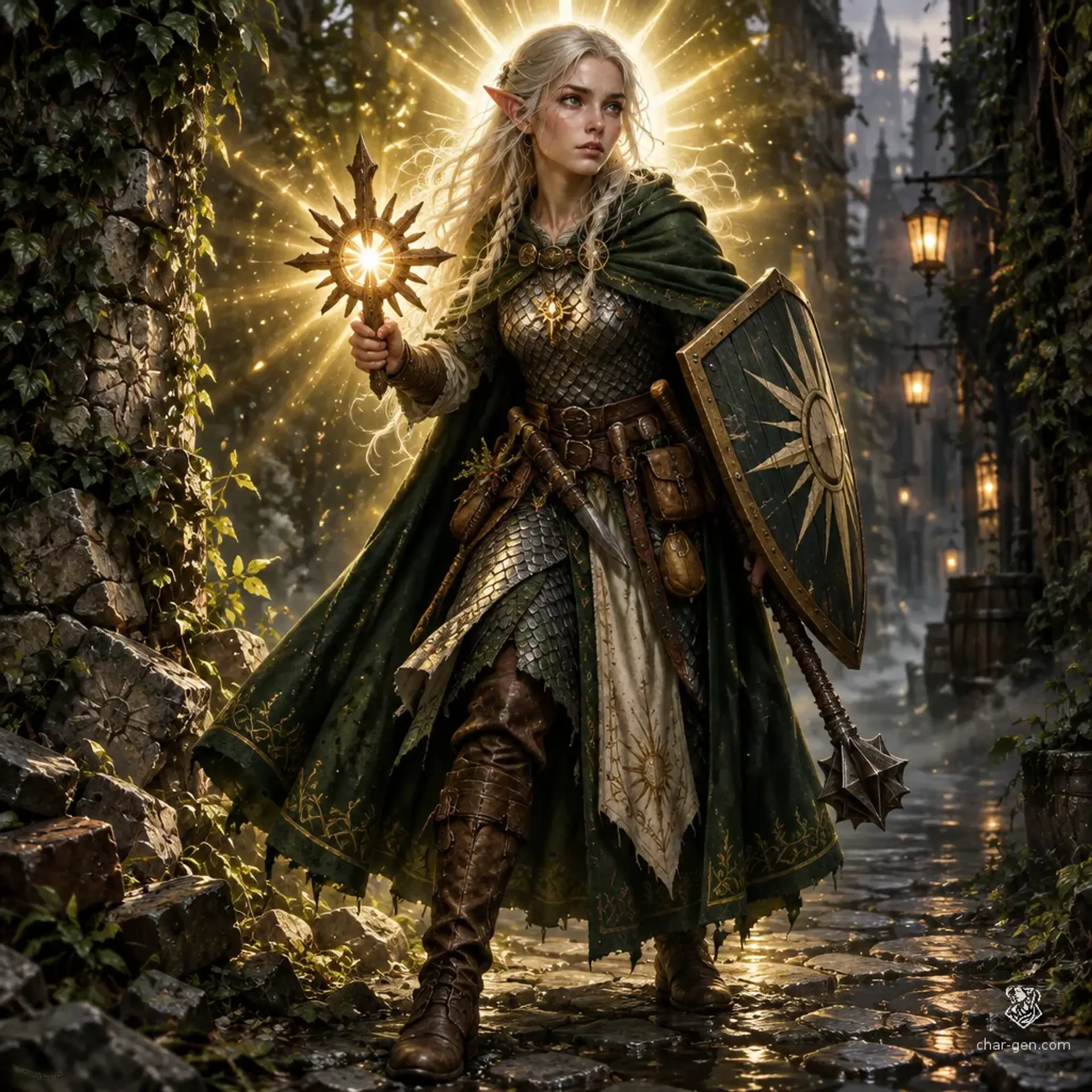 Shessara Meskhi - AI-generated fantasy Character