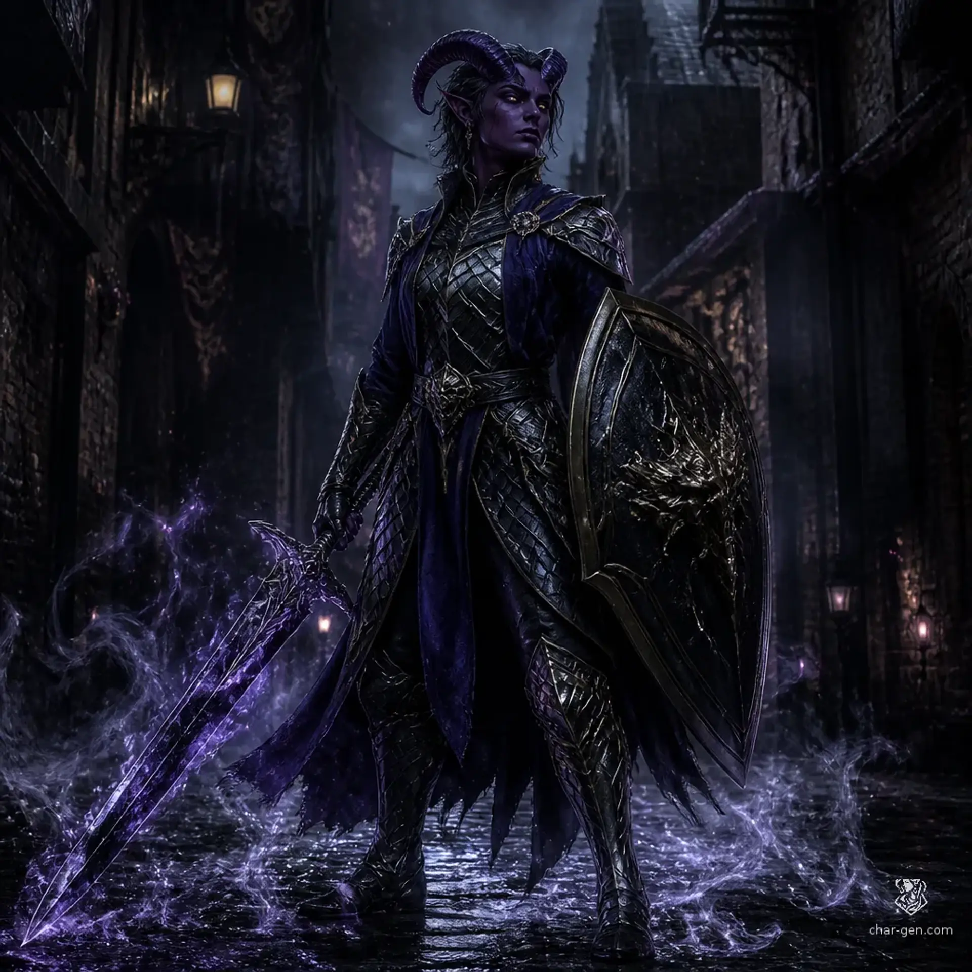 Kairon Malfas - AI-generated fantasy Character