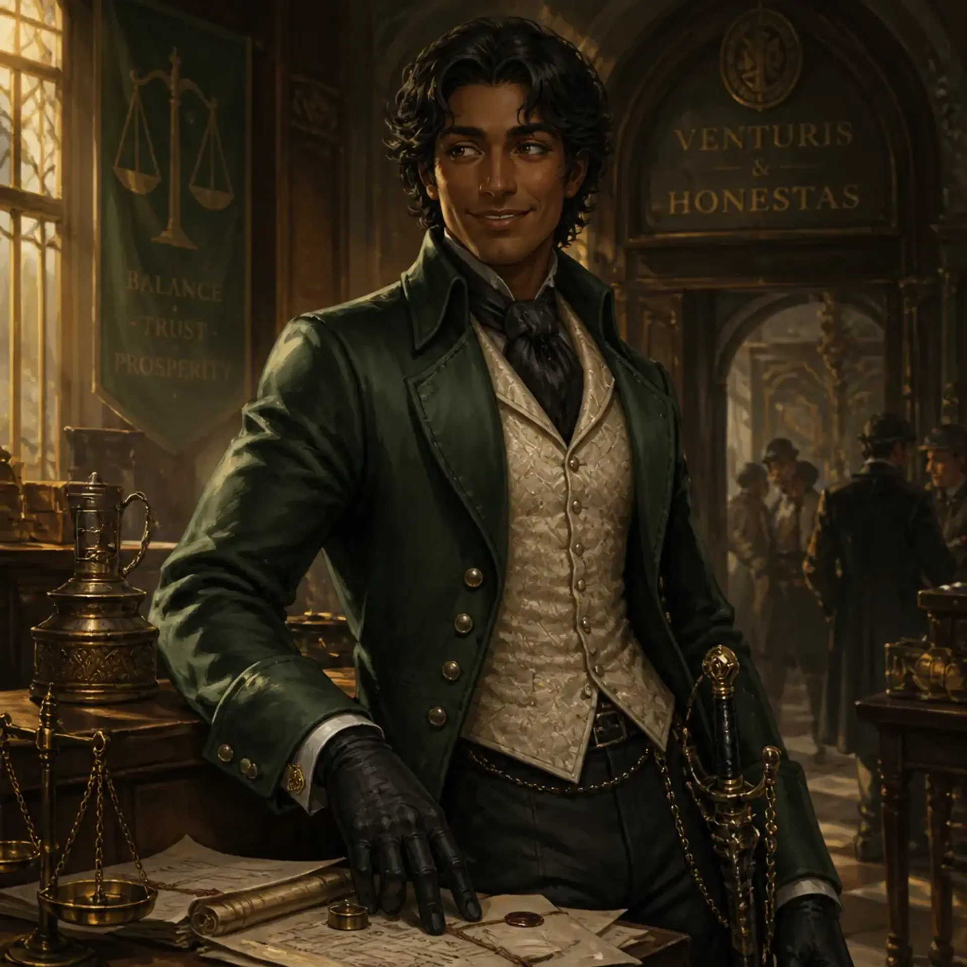 Tarn Kovic - AI-generated fantasy NPC