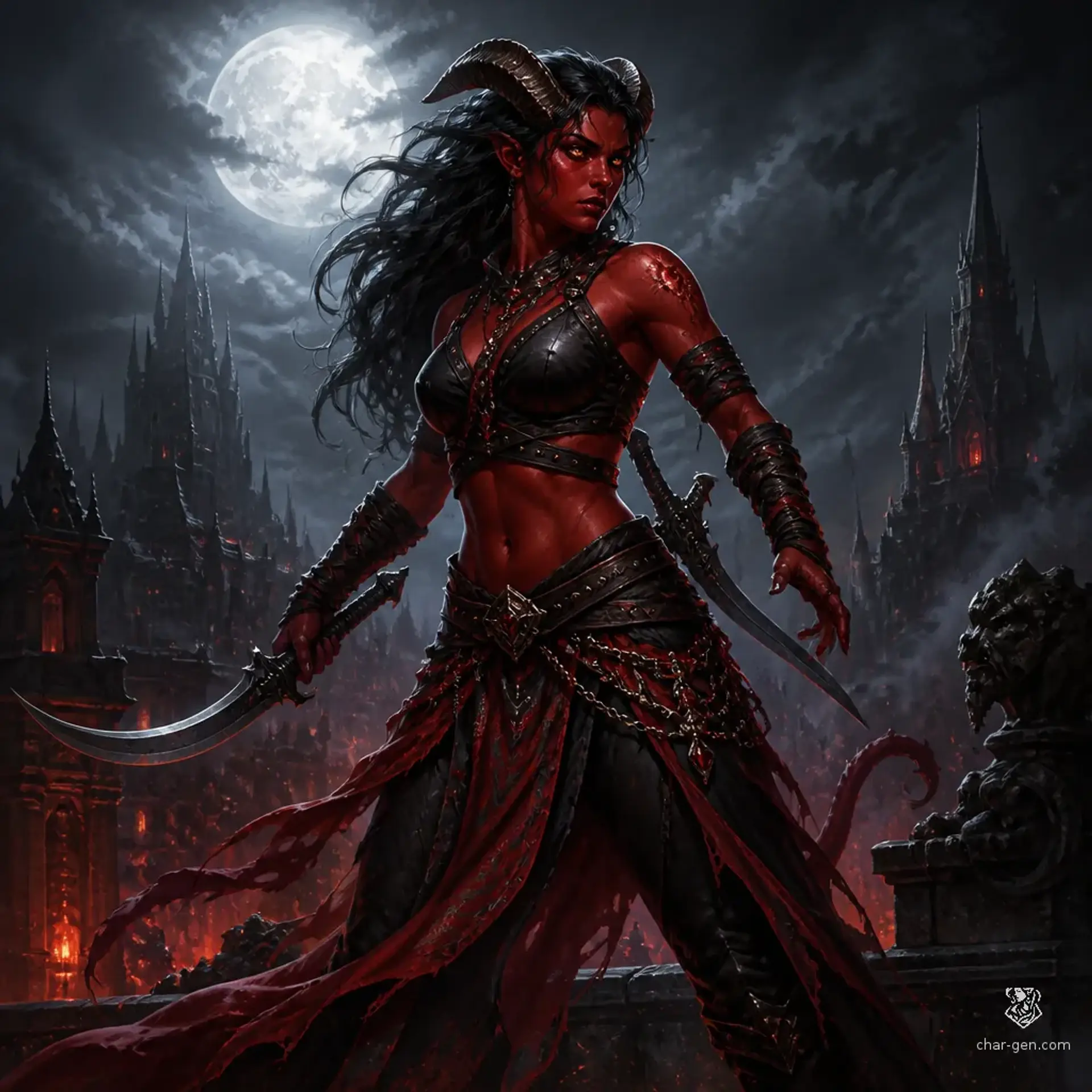 Sshevasha - AI-generated fantasy Character