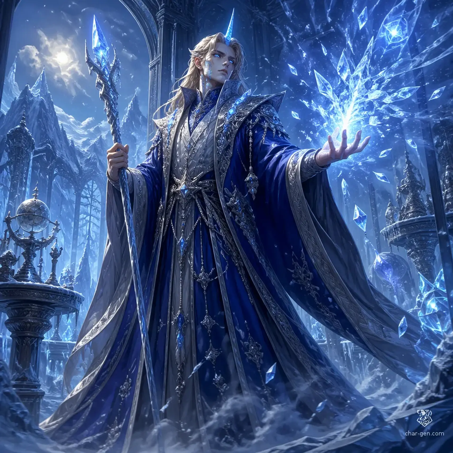Anicetus An - AI-generated fantasy Character