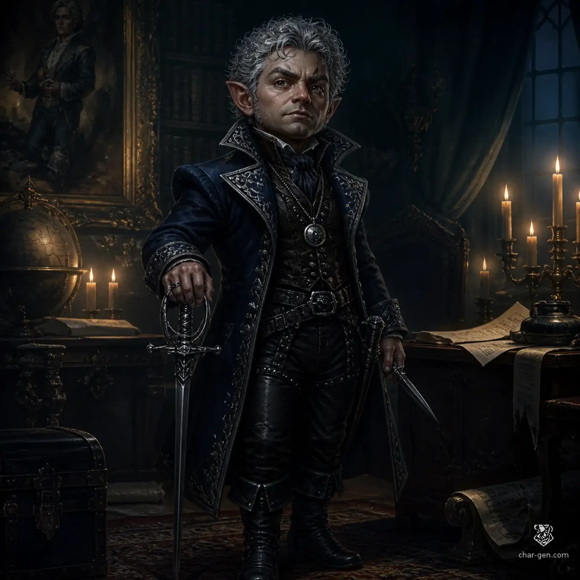 Veylin Brindlewick - AI-generated fantasy Character
