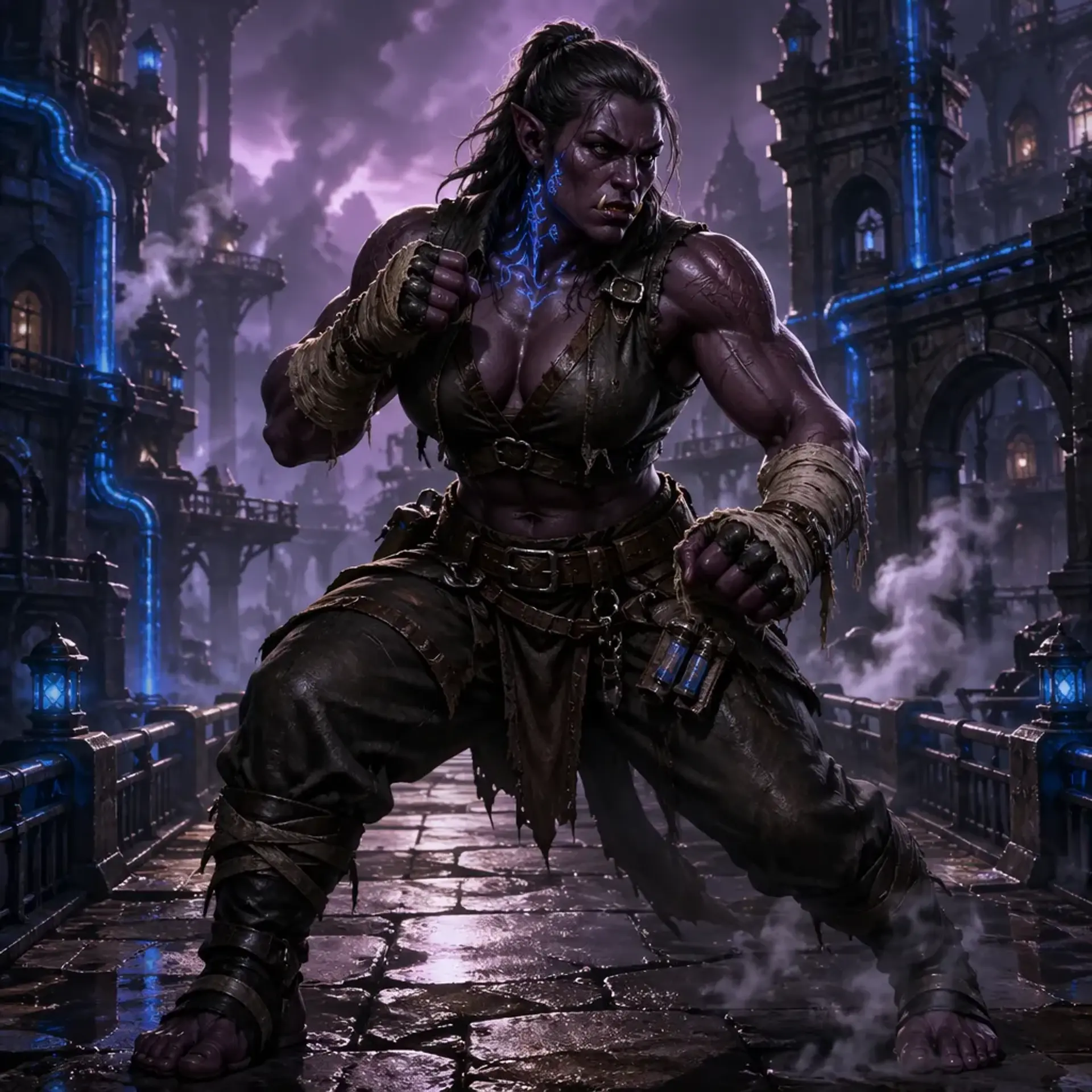 Bruiser Valera - AI-generated fantasy Character
