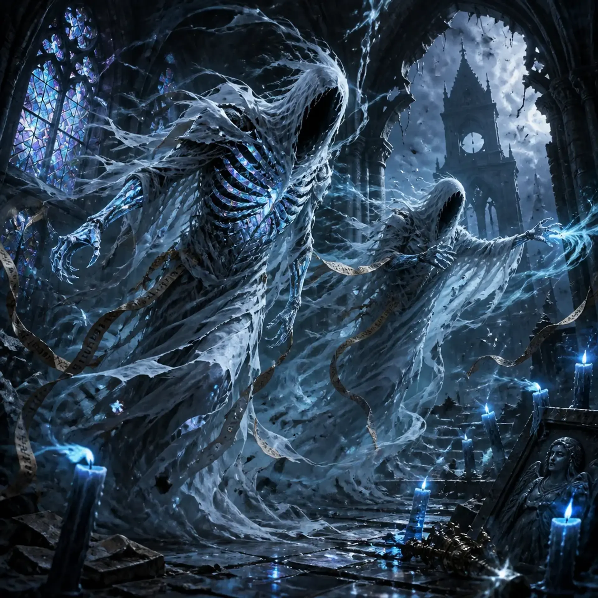 Zephyr Wraith - AI-generated fantasy Monster