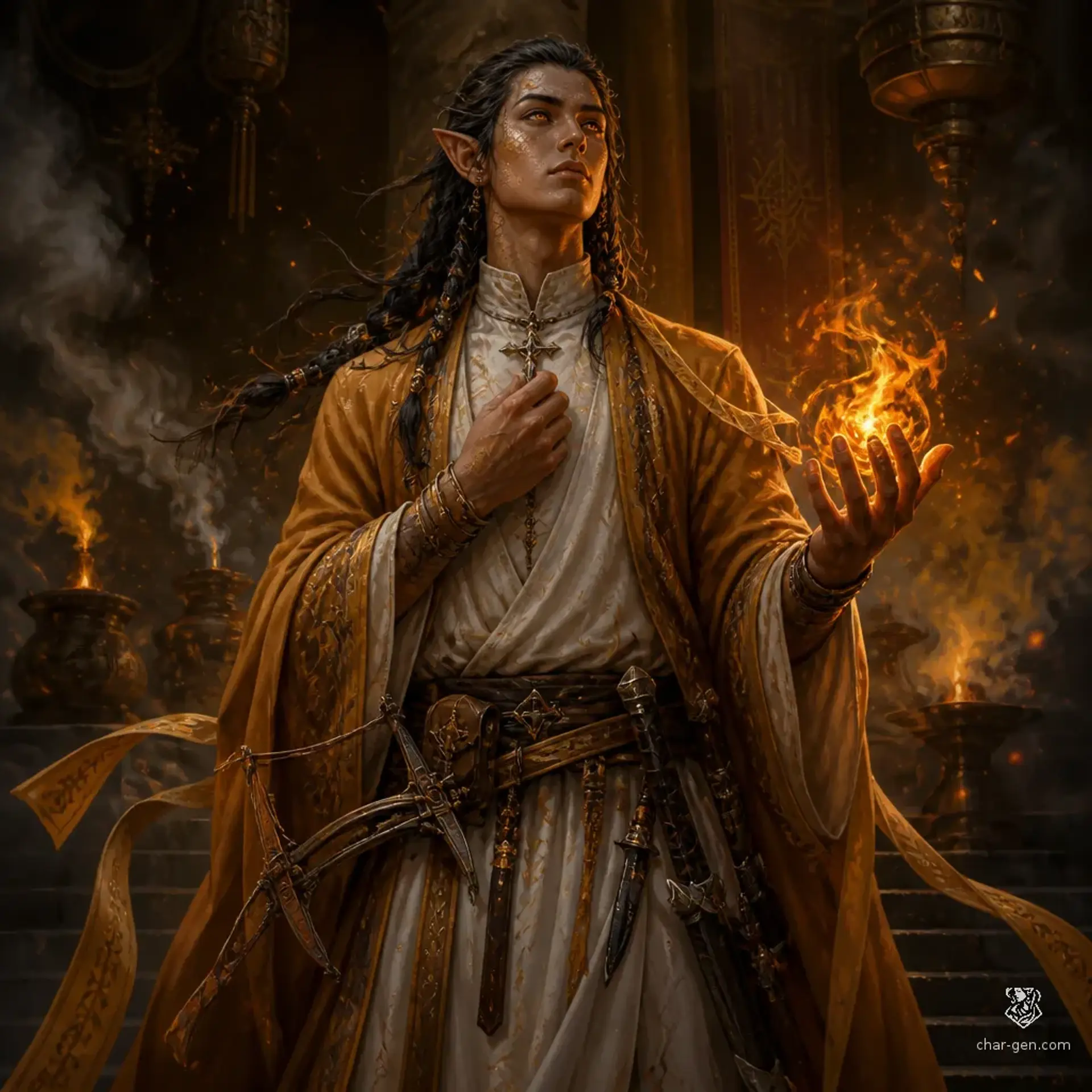 Elion Veyr - AI-generated fantasy Character