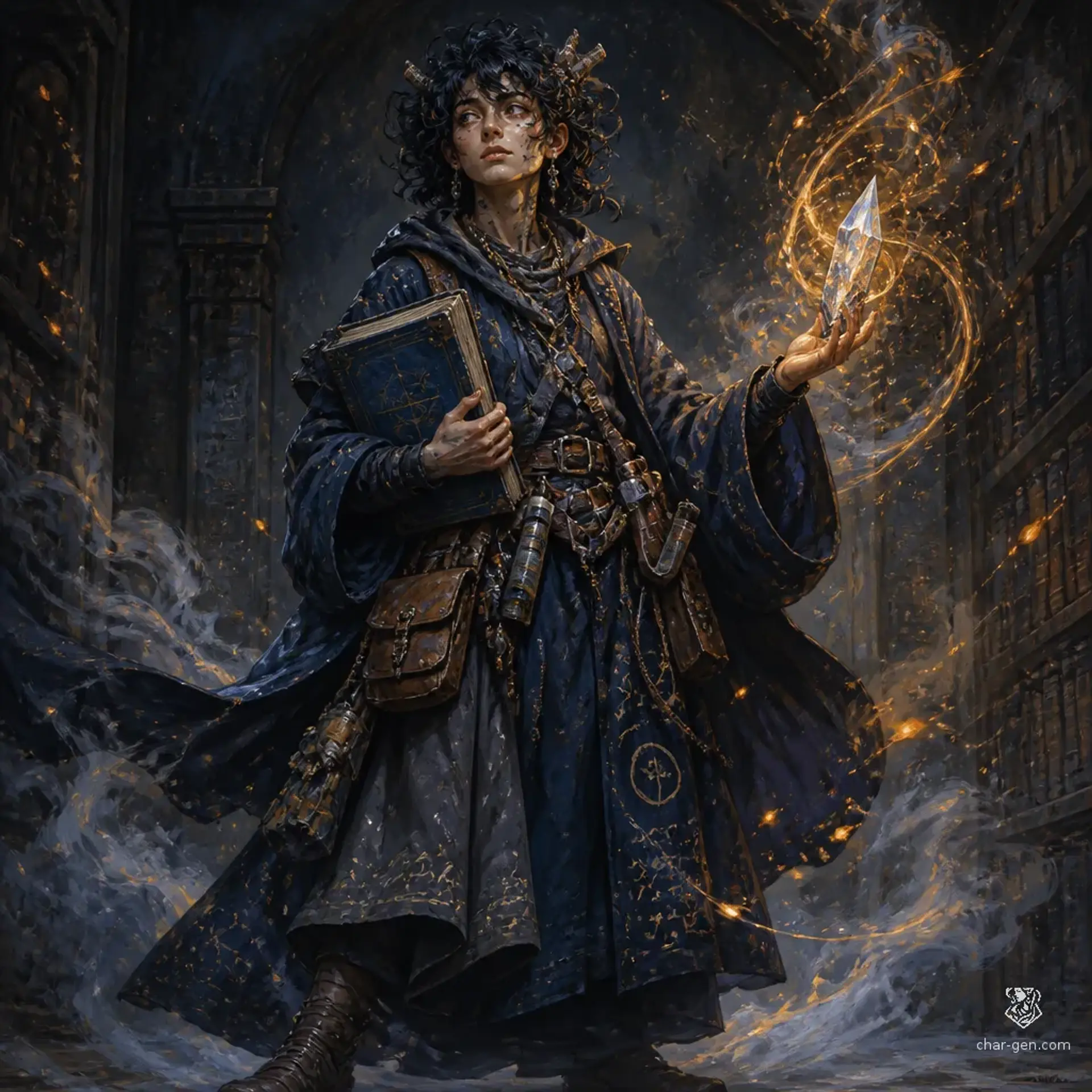 Nix - AI-generated fantasy Character