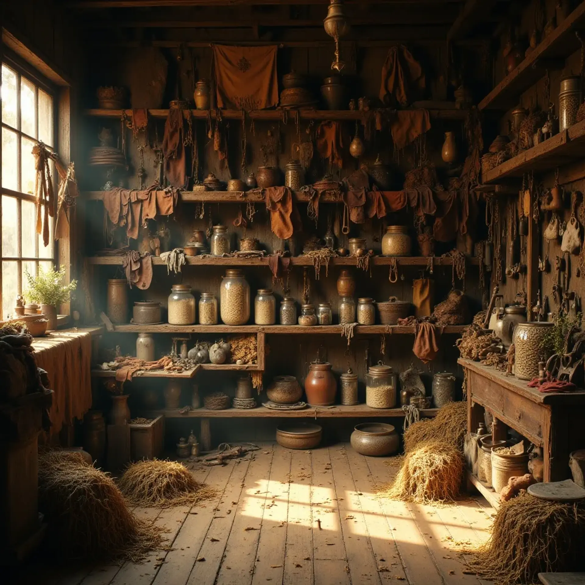 Bridget’s Mount & Tools - AI-generated fantasy Shop