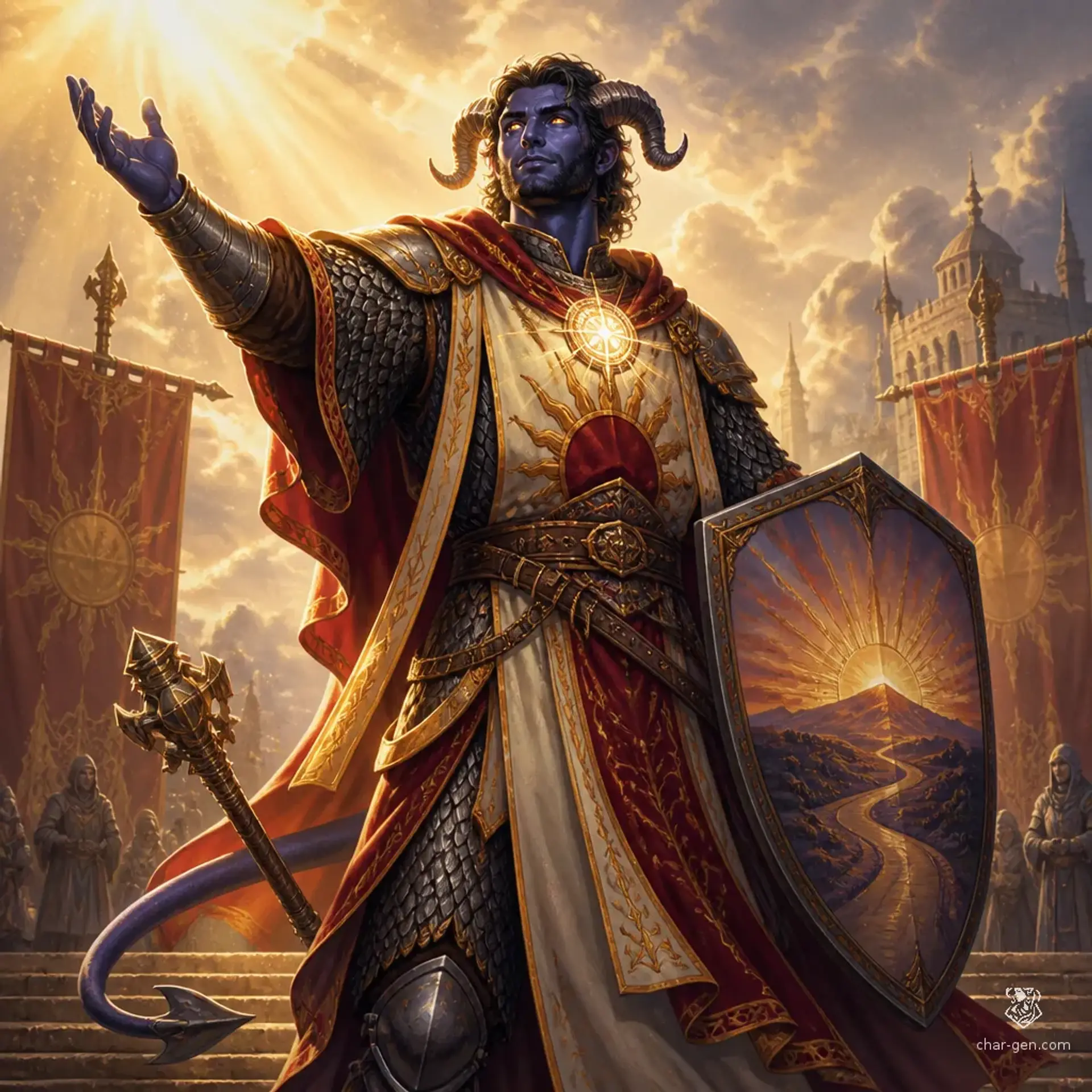Reverend Kurt Wagner - AI-generated fantasy Character