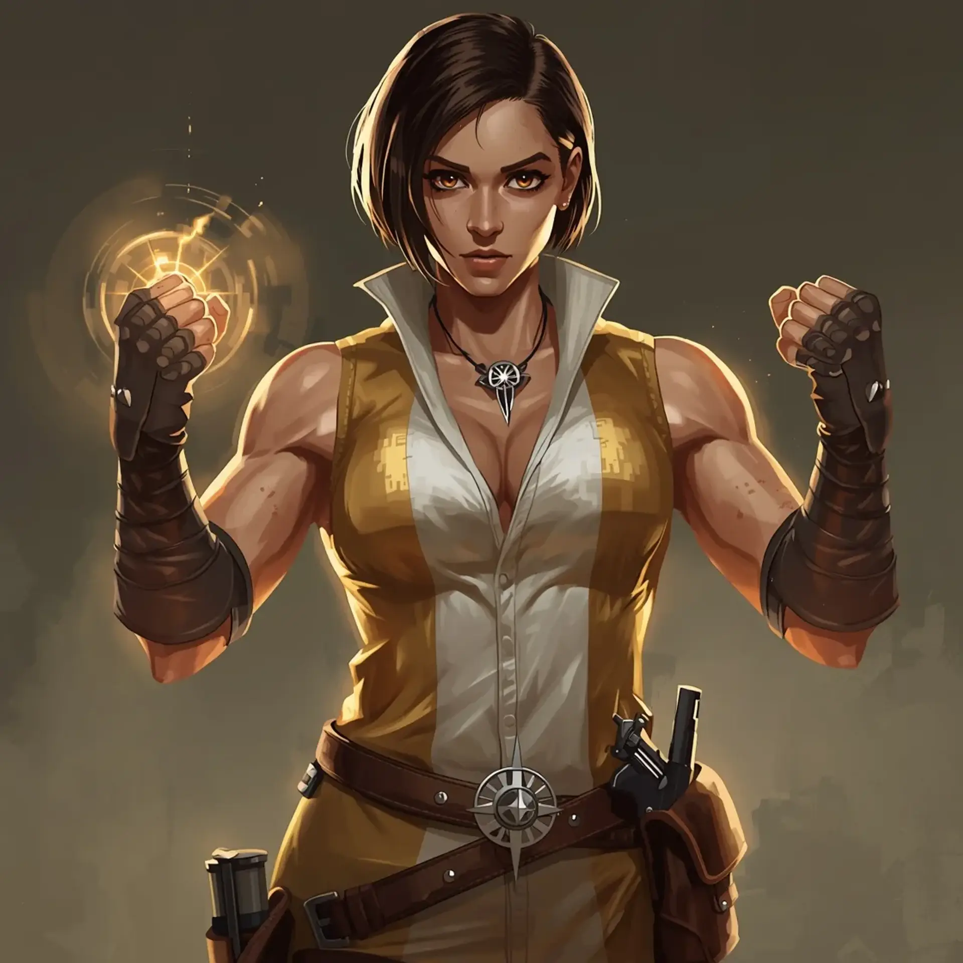 Clementine Corwin - AI-generated fantasy Character
