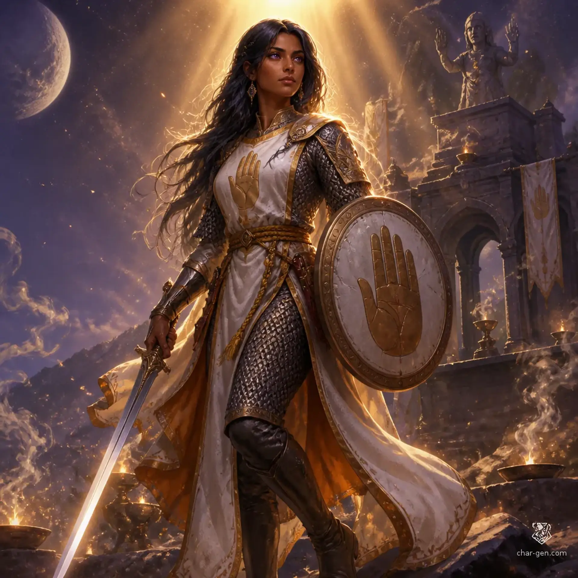 Seraphine Vale - AI-generated fantasy Character